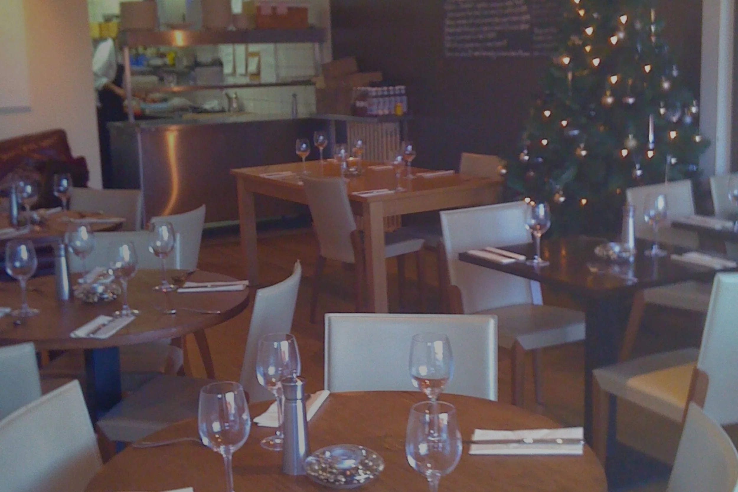 Independent restaurant with open-plan dining area