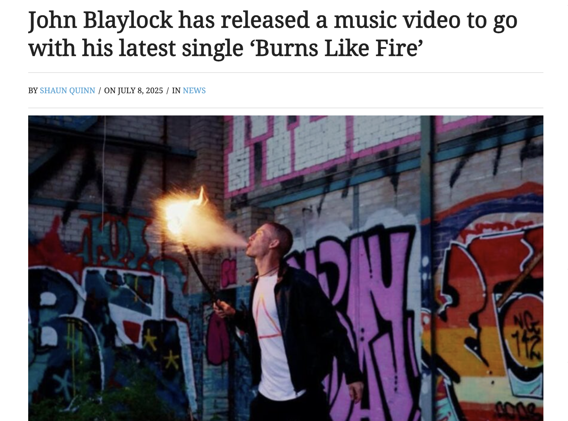 With Guitars - Burns Like Fire Review