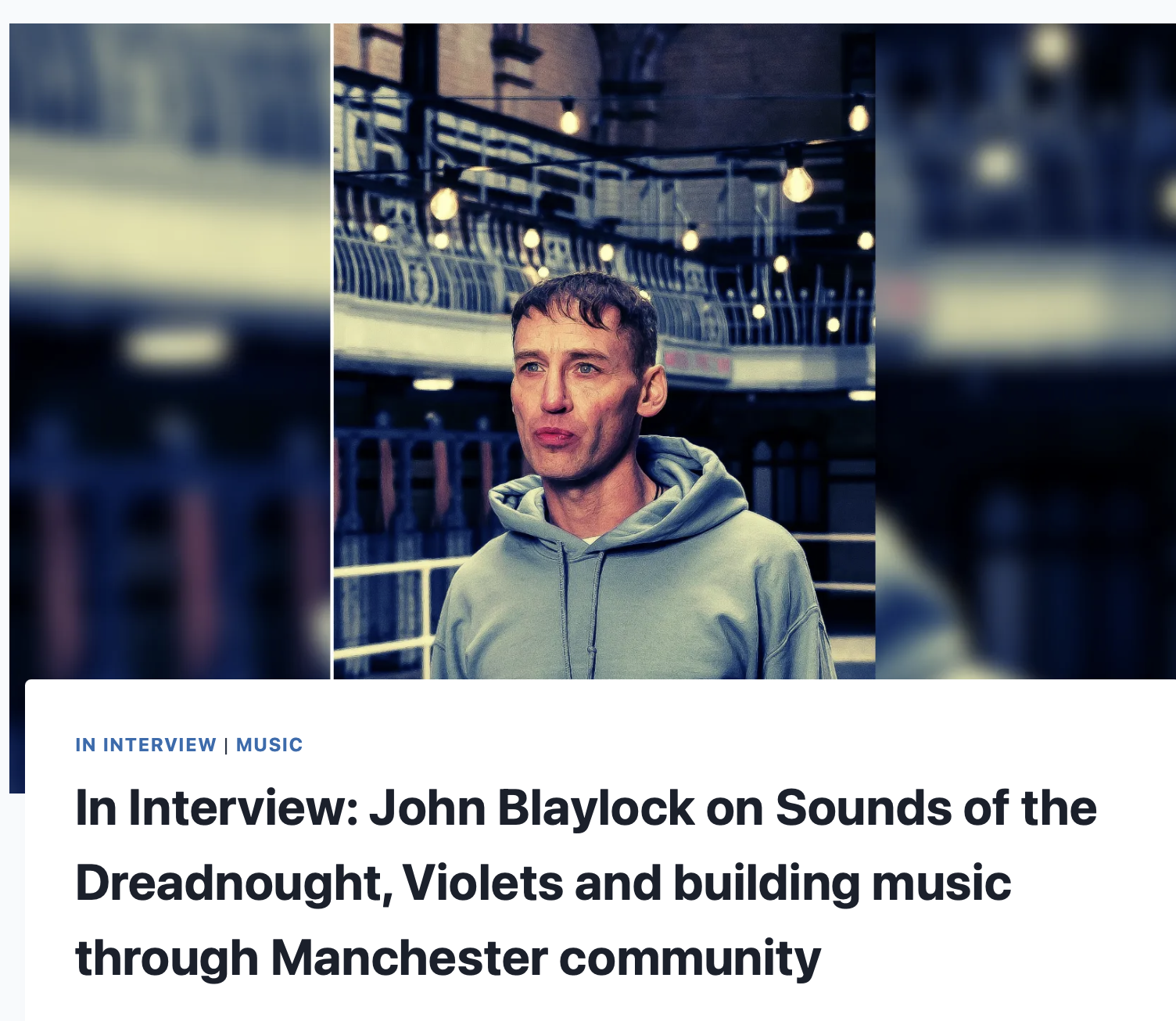 Live Manchester Interview