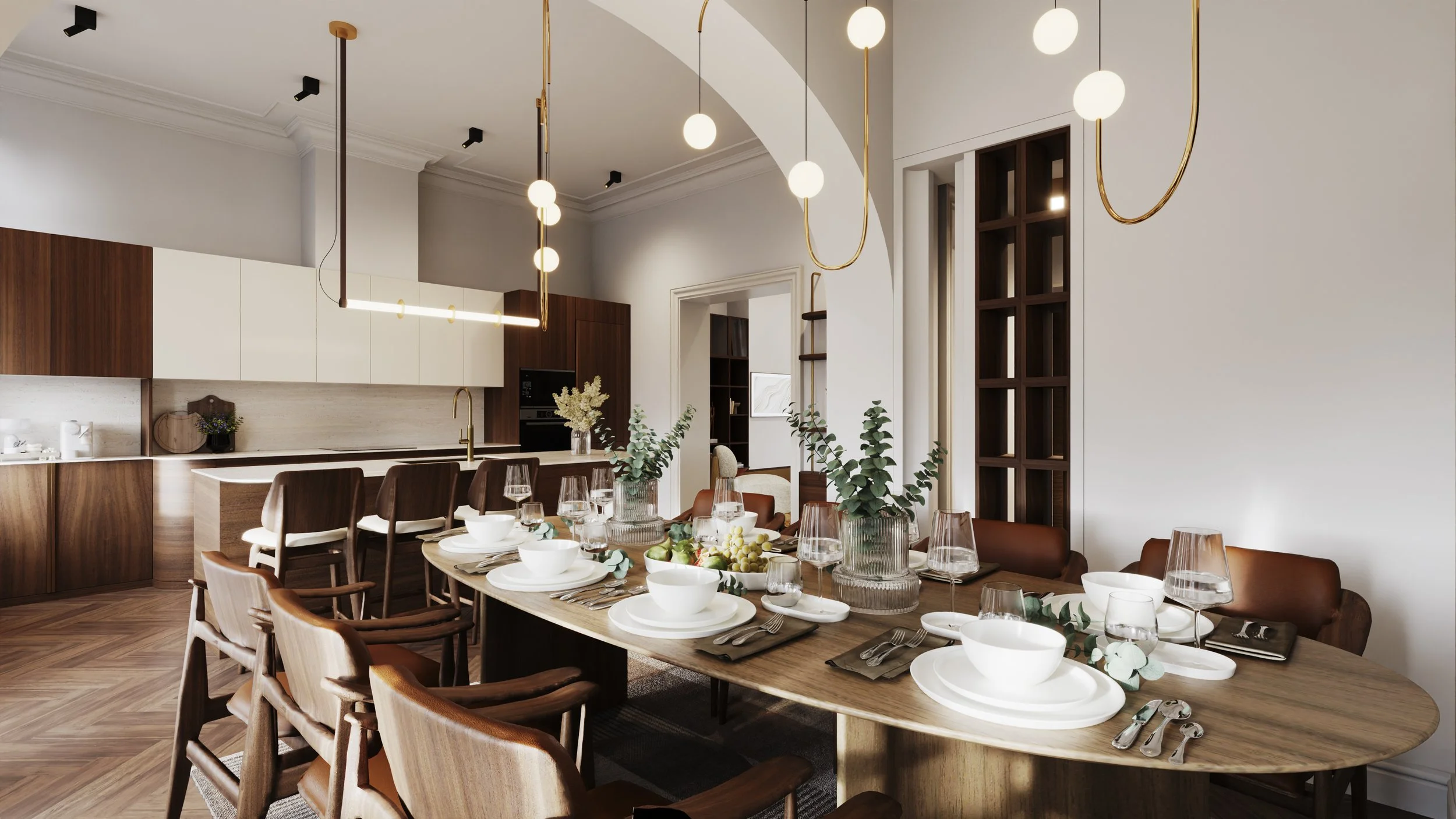 Duplex élégant dans une maison de maître