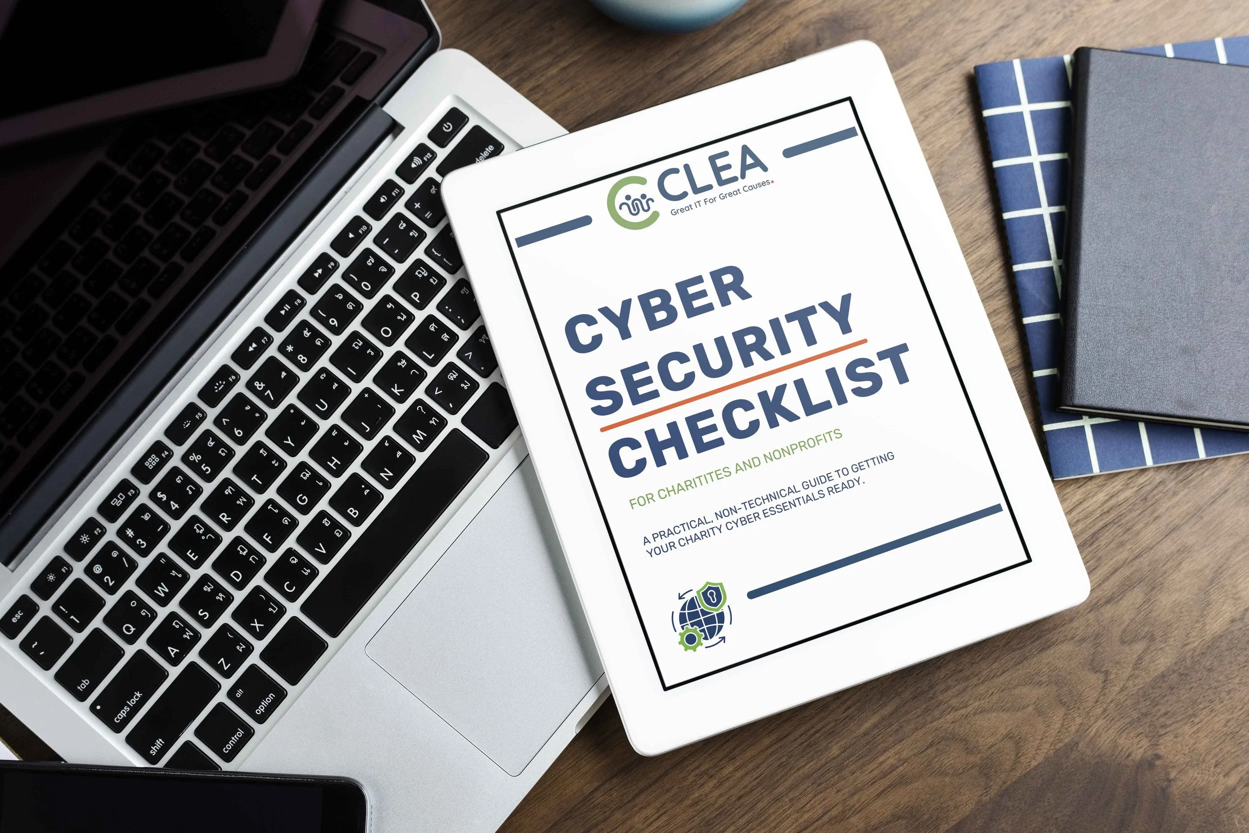 cyber security checlist download for charities in the UK