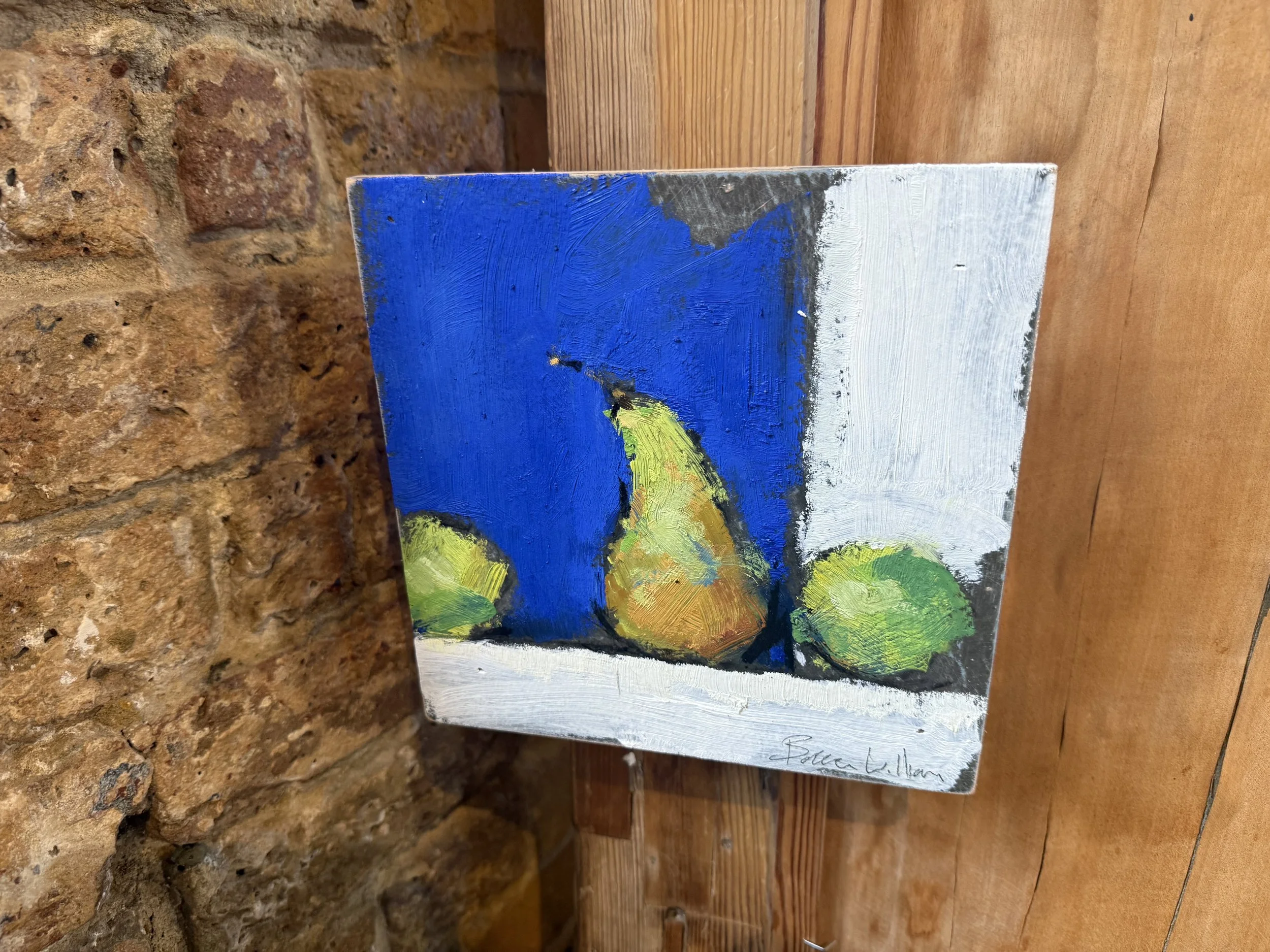 Pear and Two Limes    by Bruce Williams