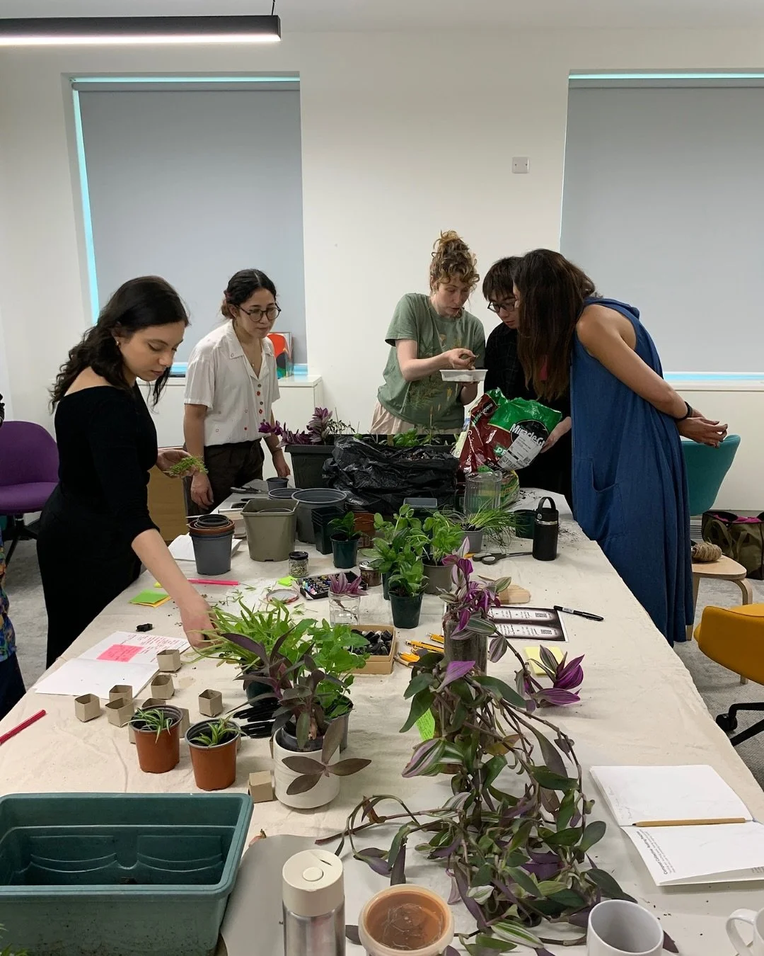 We were invited by Agnese (@agnesepoliti) and Lucy (@lucyjmd_) from UAL&rsquo;s Doctoral School to co-facilitate a composting session, grounding the community in more-than-human ways of knowing for their Composting Knowledge: A Convivial Gathering ev