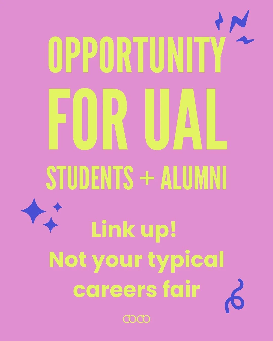 UAL students + alumni! 🌱
Want to connect with industry in a fresh, practical way?

We&rsquo;re teaming up with Somers Town Community Association (@somerstowncauk ) for Link Up! Not your typical careers fair.

Join us for a casual afternoon to:
✨ Mee