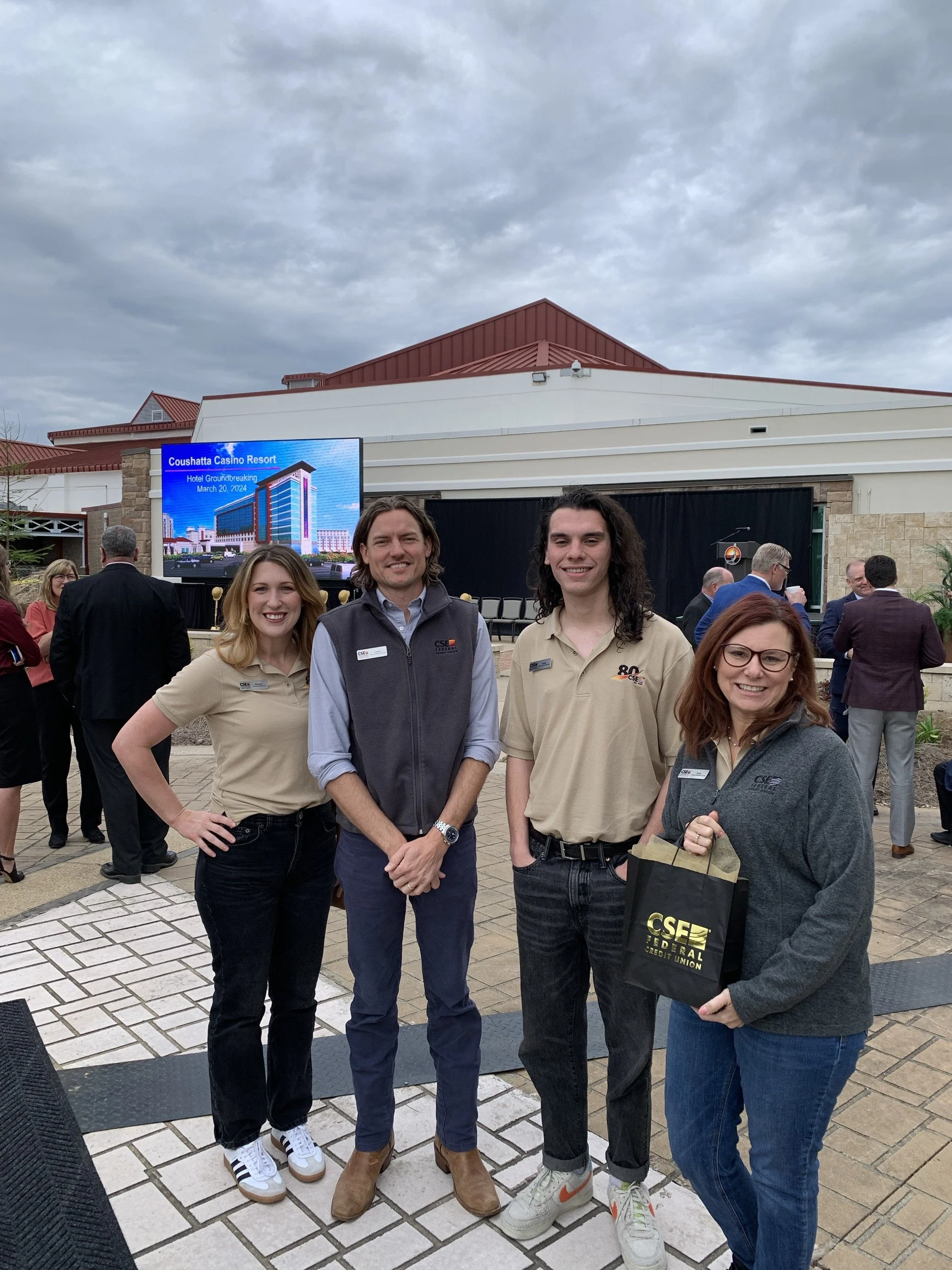 cse staff attend an event
