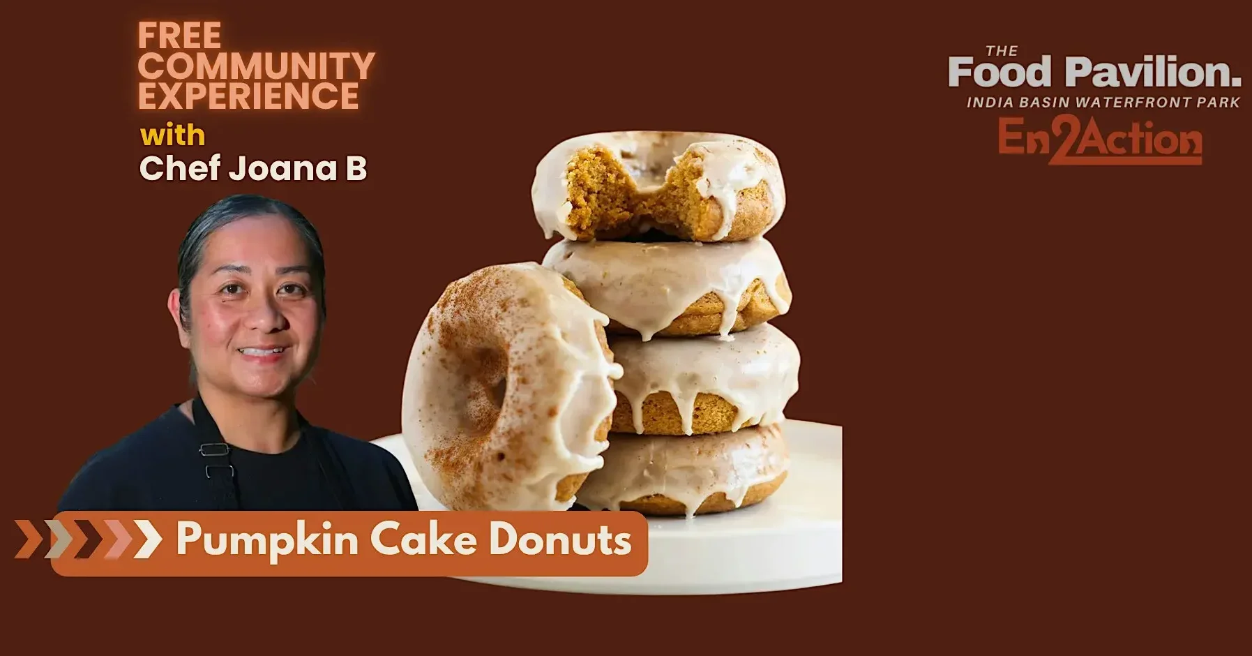 Pumpkin Cake Donuts with Chef Joana B