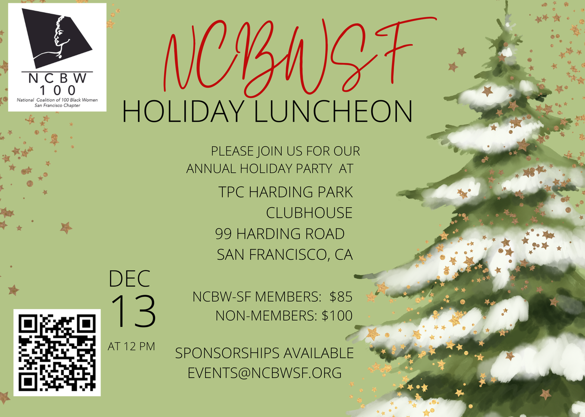 NCBWSF Holiday Luncheon and Fundraiser