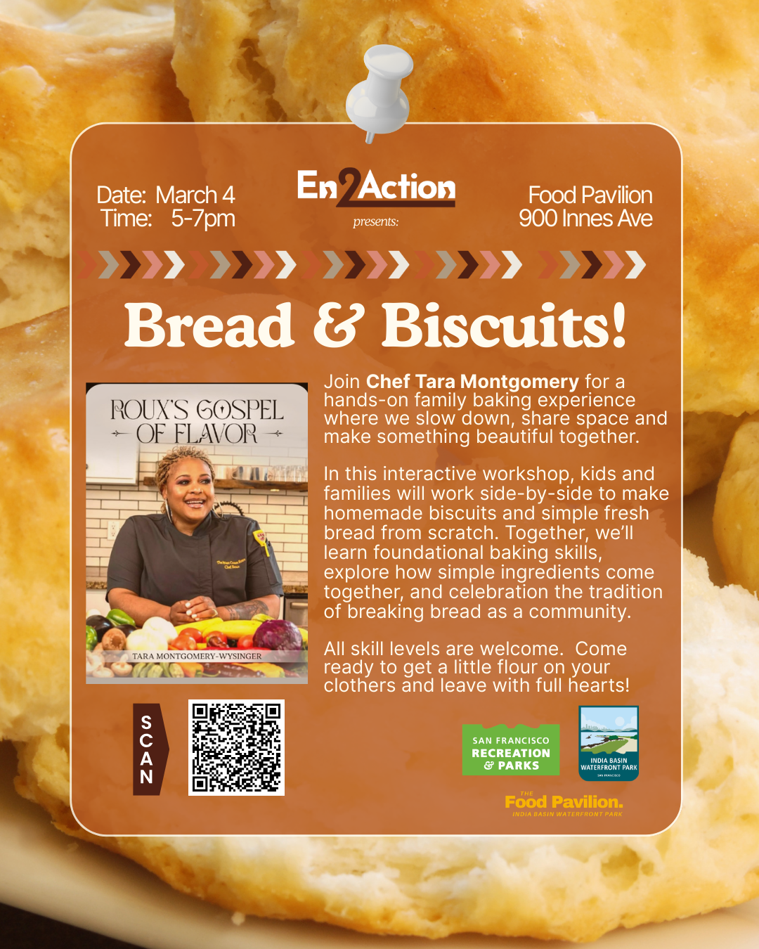 Bread &amp; Biscuits with Chef Tara Montgomery!