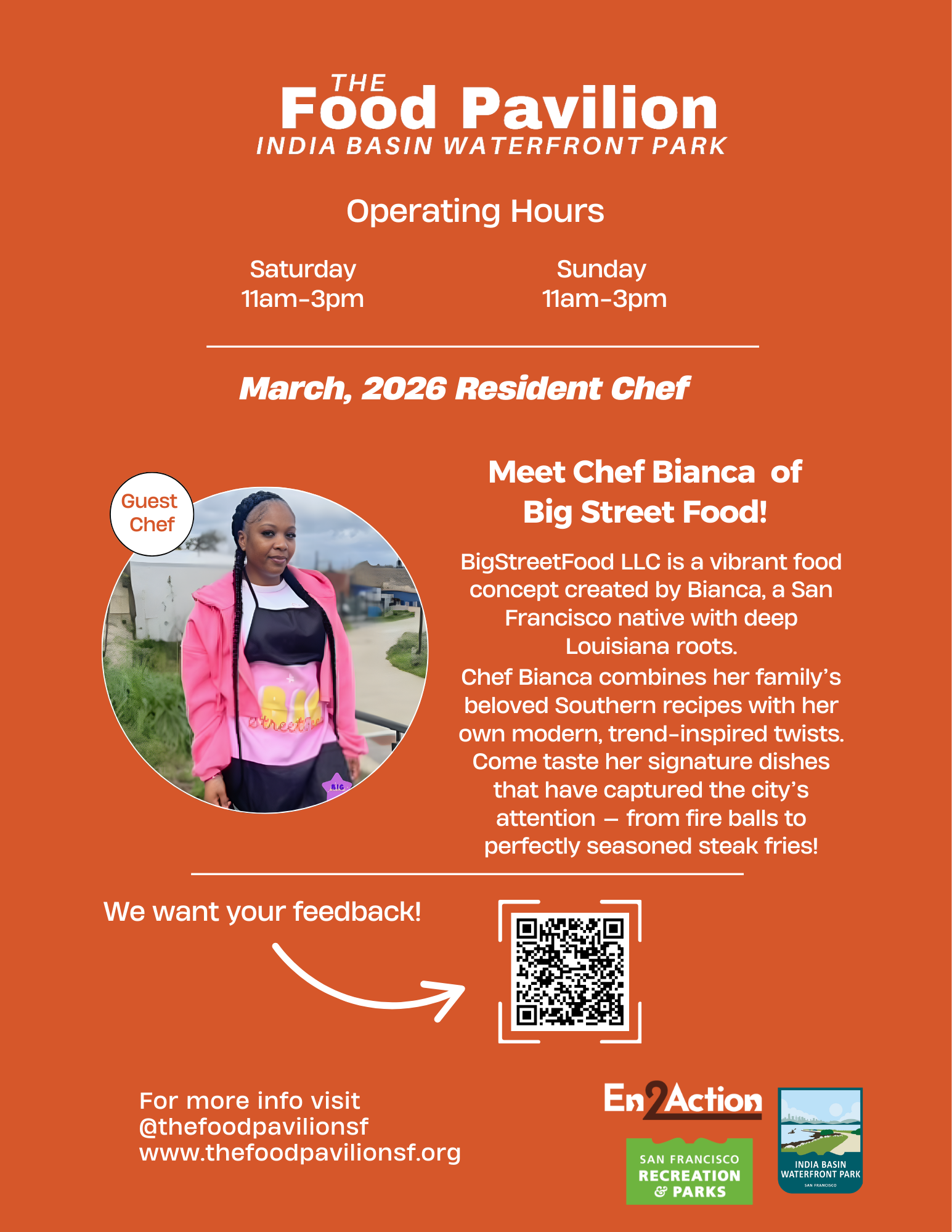 March Resident Chef: BigStreetFood