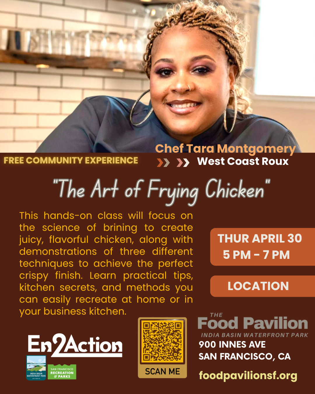 “The Art of Frying Chicken” with Chef Tara