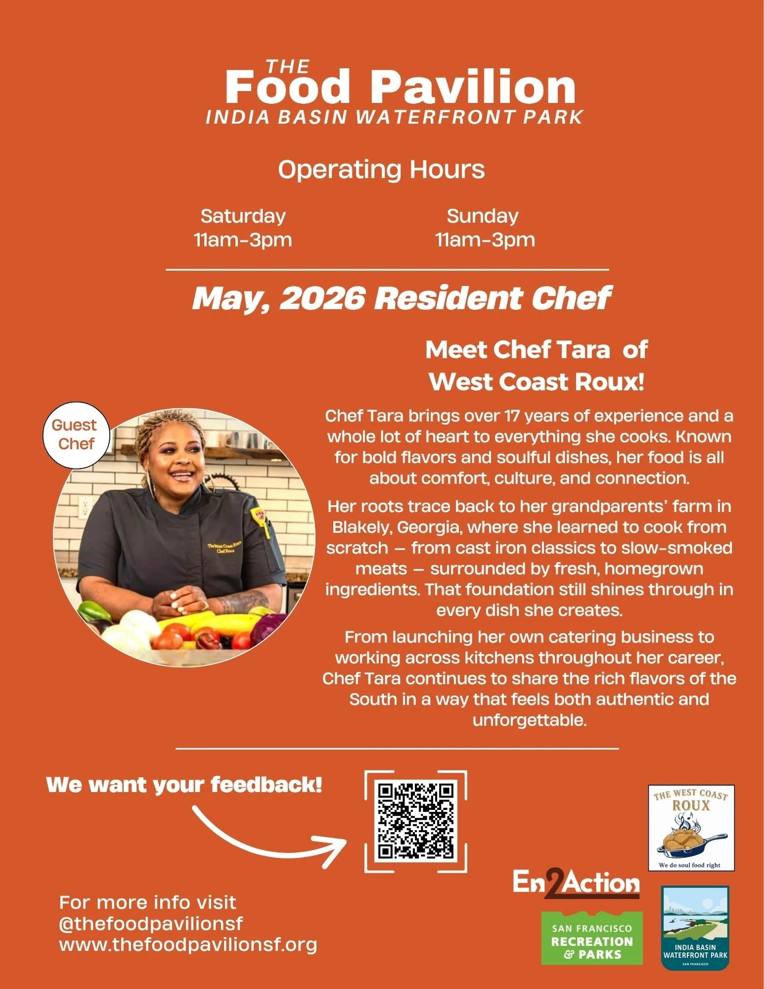 The Food Pavilion with Chef Tara