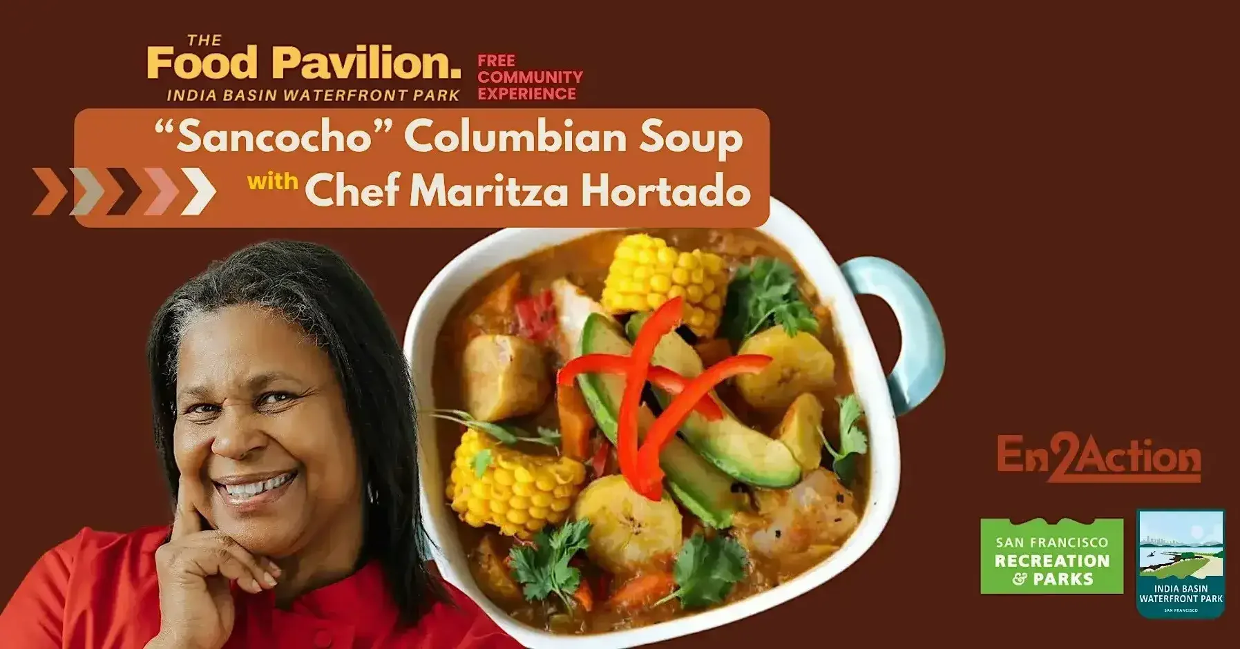 “Sancocho” Columbian Soup with Chef Maritza