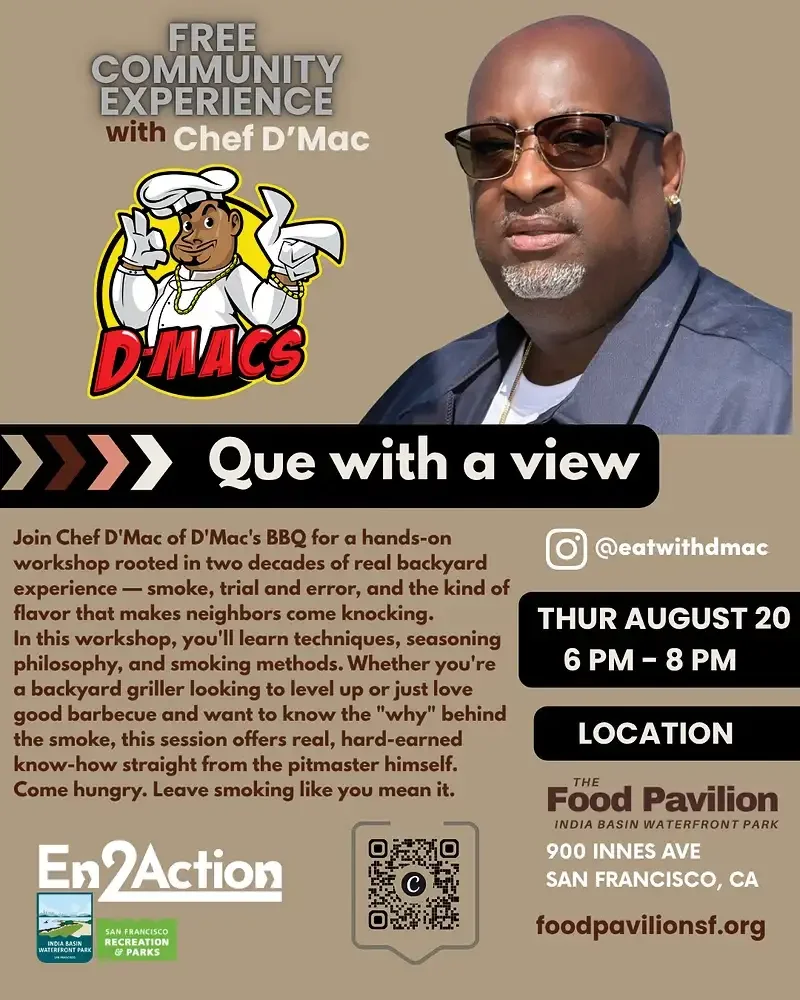 Que with a view - A BBQ Workshop with Chef D'Mac