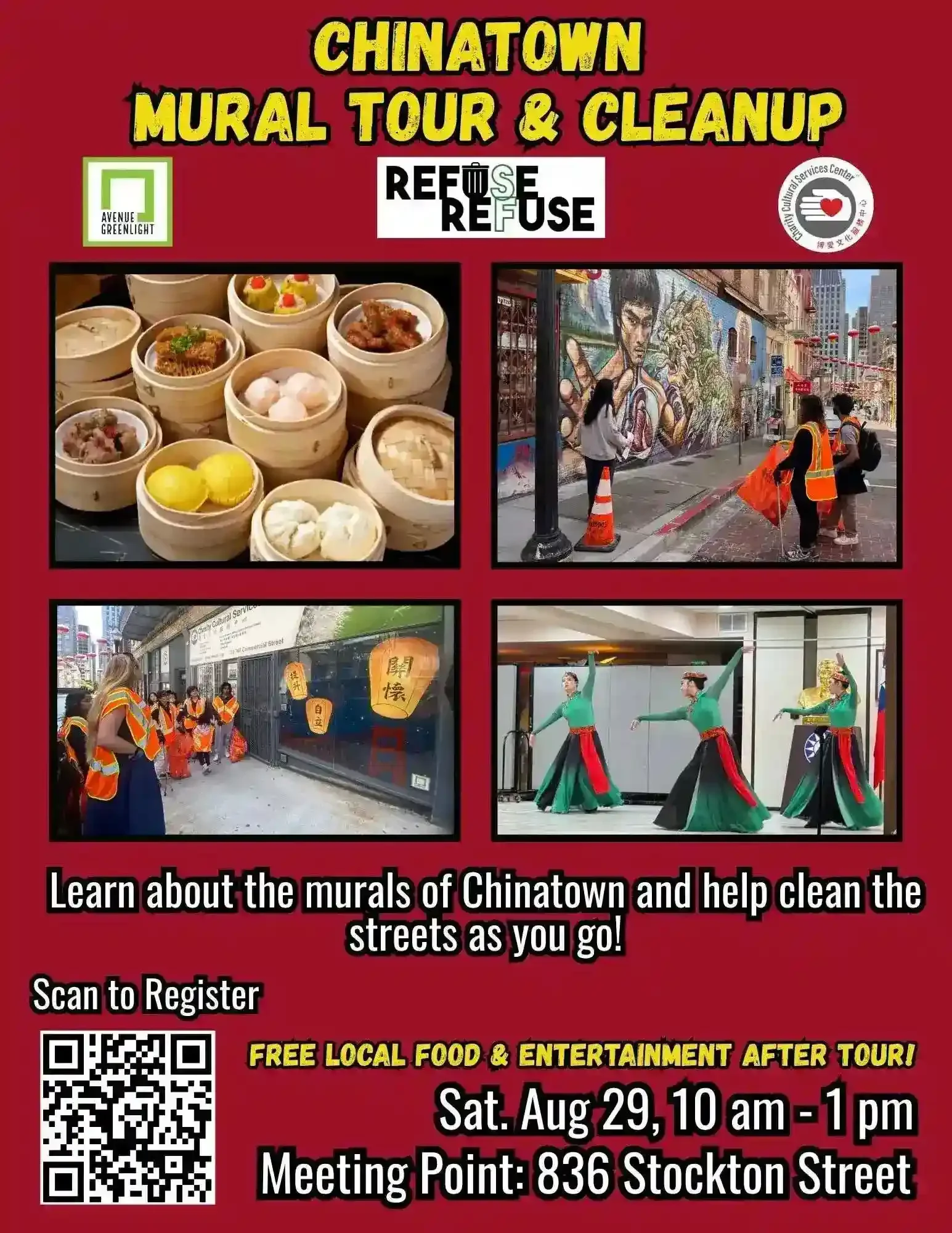 Chinatown Mural Tour & Cleanup