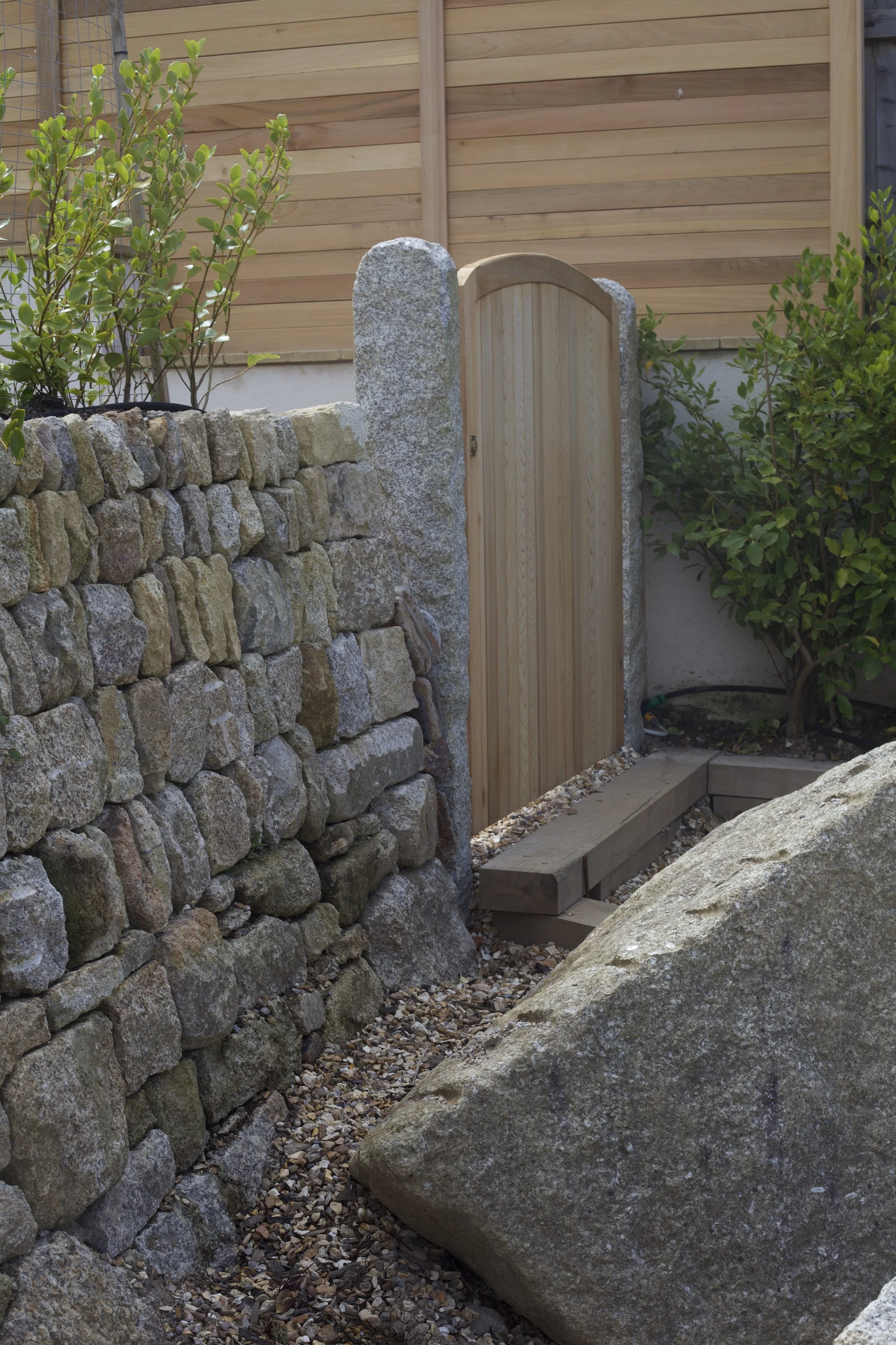 Granite gateway posts