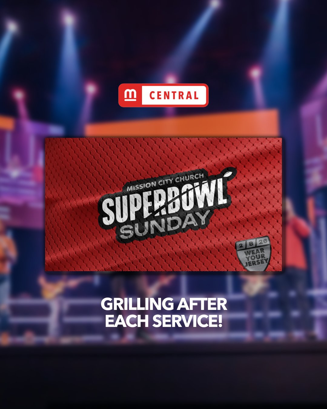 Kickoff your morning with us! 🥳 🏈  Check out to see which location is closest to you. Wear your jersey, invite a friend, and we'll see you soon!

⏰ 9:20 AM &amp; 11:00 AM
📍Central // 2220 NW Military Hwy, San Antonio, 78213
📍North // 1106 Kinder 