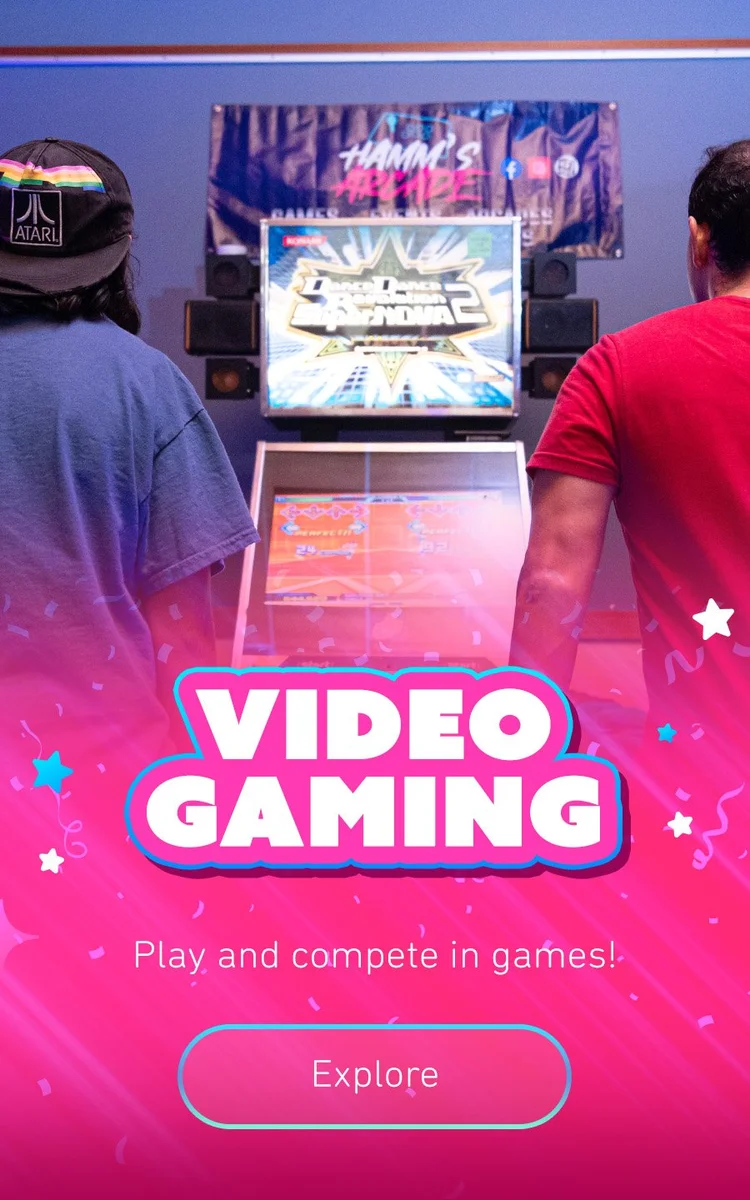 Gaming zone at Anime Fiesta