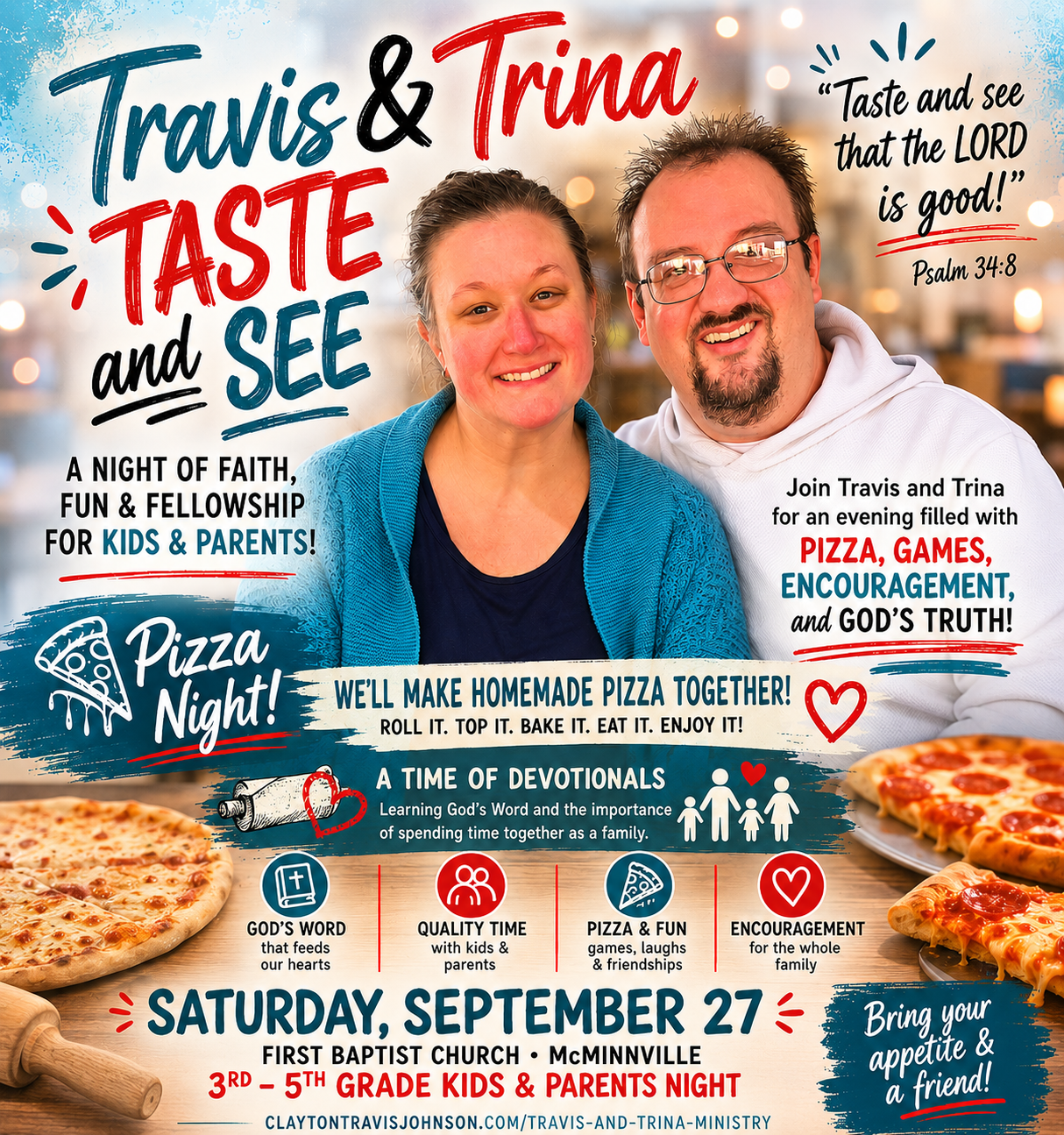 Taste and See Pizza Parents and Kids Event