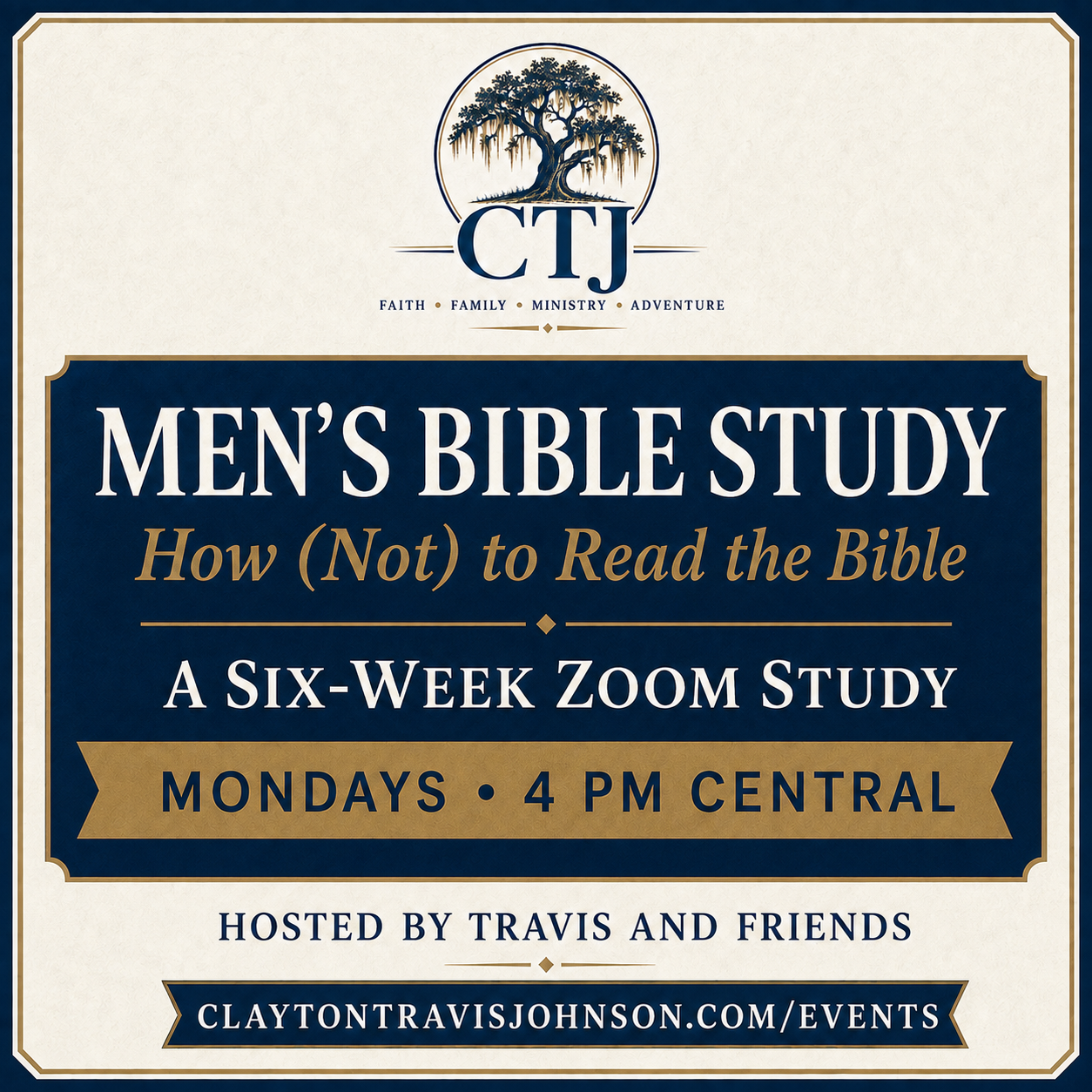 Men's Bible Study Session Two