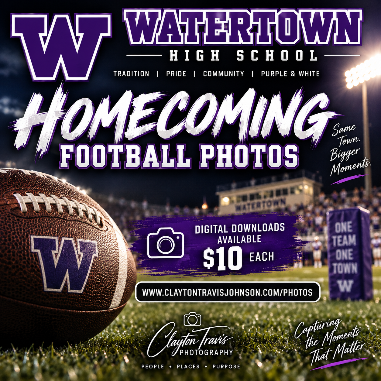Watertown High School Football Homecoming