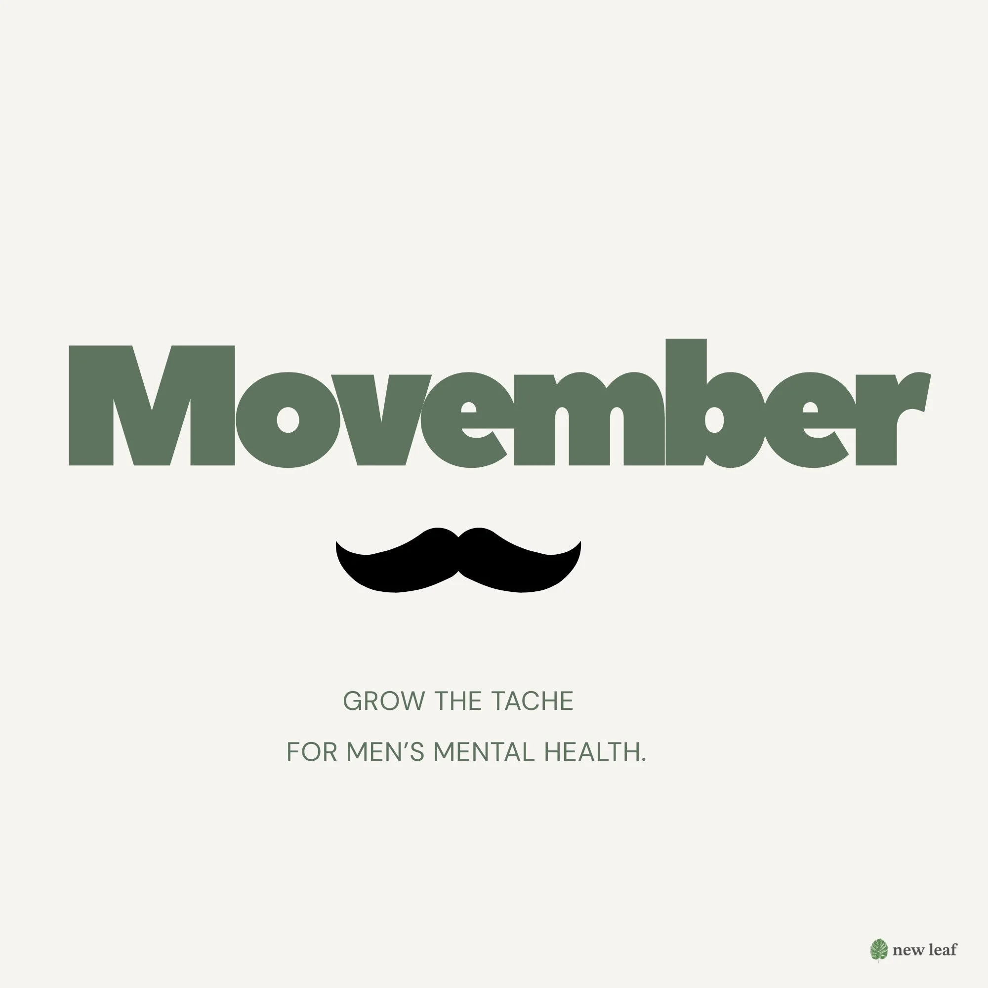 Tache or no tache, it&rsquo;s about more than a moustache. 💙

This Movember, we&rsquo;re proud to be supporting the @movember.ie charity, raising awareness and funds for men&rsquo;s mental health, suicide prevention and men&rsquo;s health.

It&rsquo