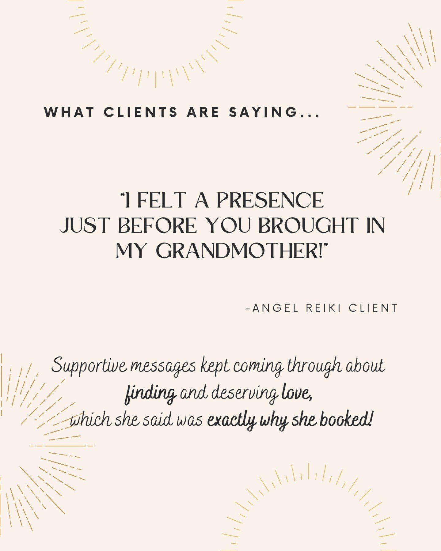 Then, her grandma shared a vision of a lake and said this summer would be good for her...

💧Guess what? She has a lake vacation planned soon.

She left the session feeling calm, supported, and optimistic &mdash; exactly how this work is meant to fee