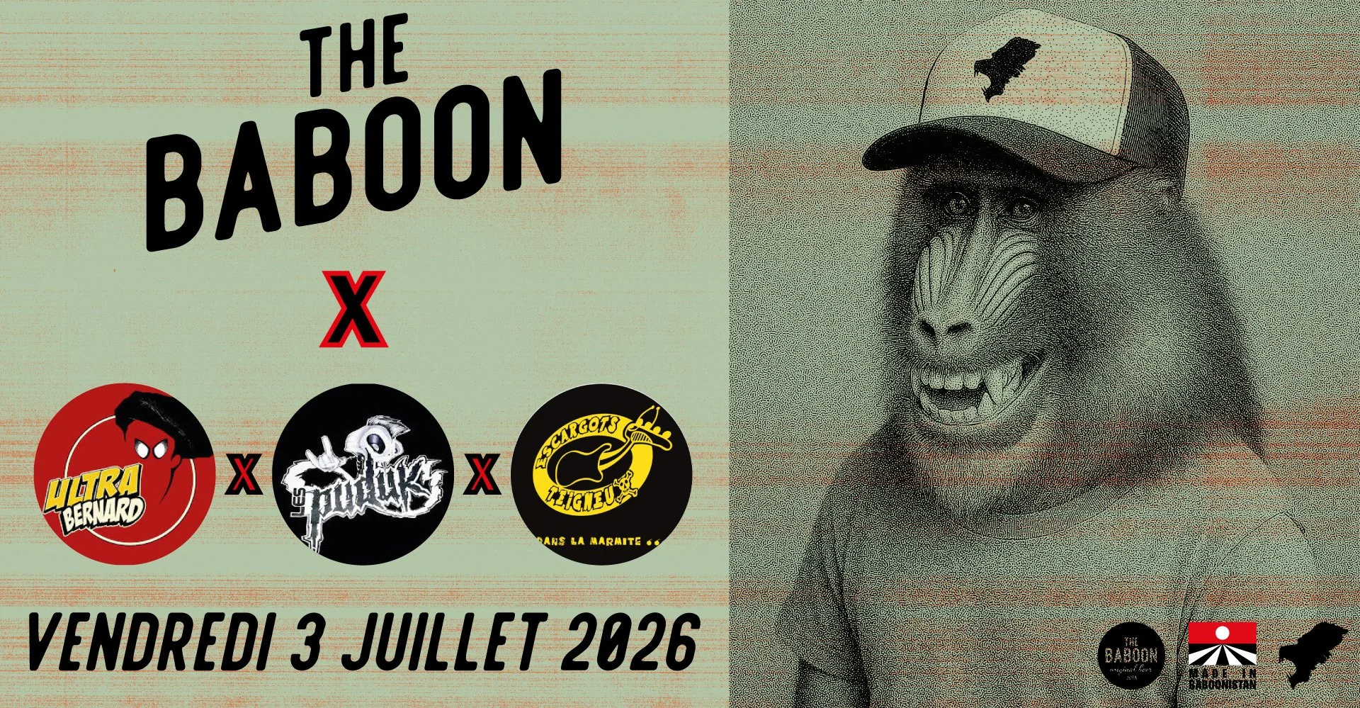 Concert Escargots Teigneux/Les Puduk/ UltraBernard