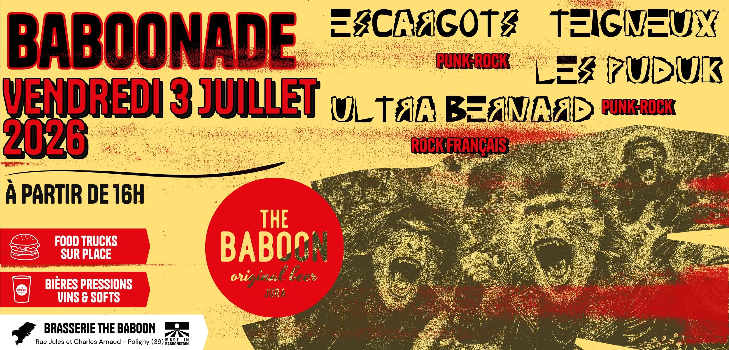 Concert Escargots Teigneux/Les Puduk/ UltraBernard