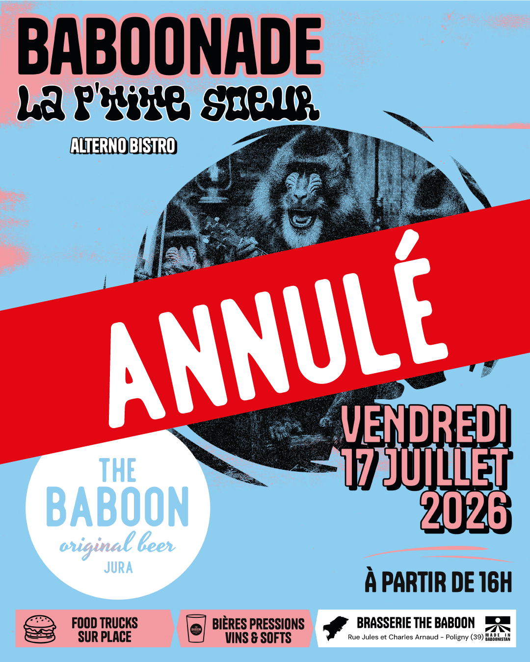 ANNULE - Concert La P'tite Soeur
