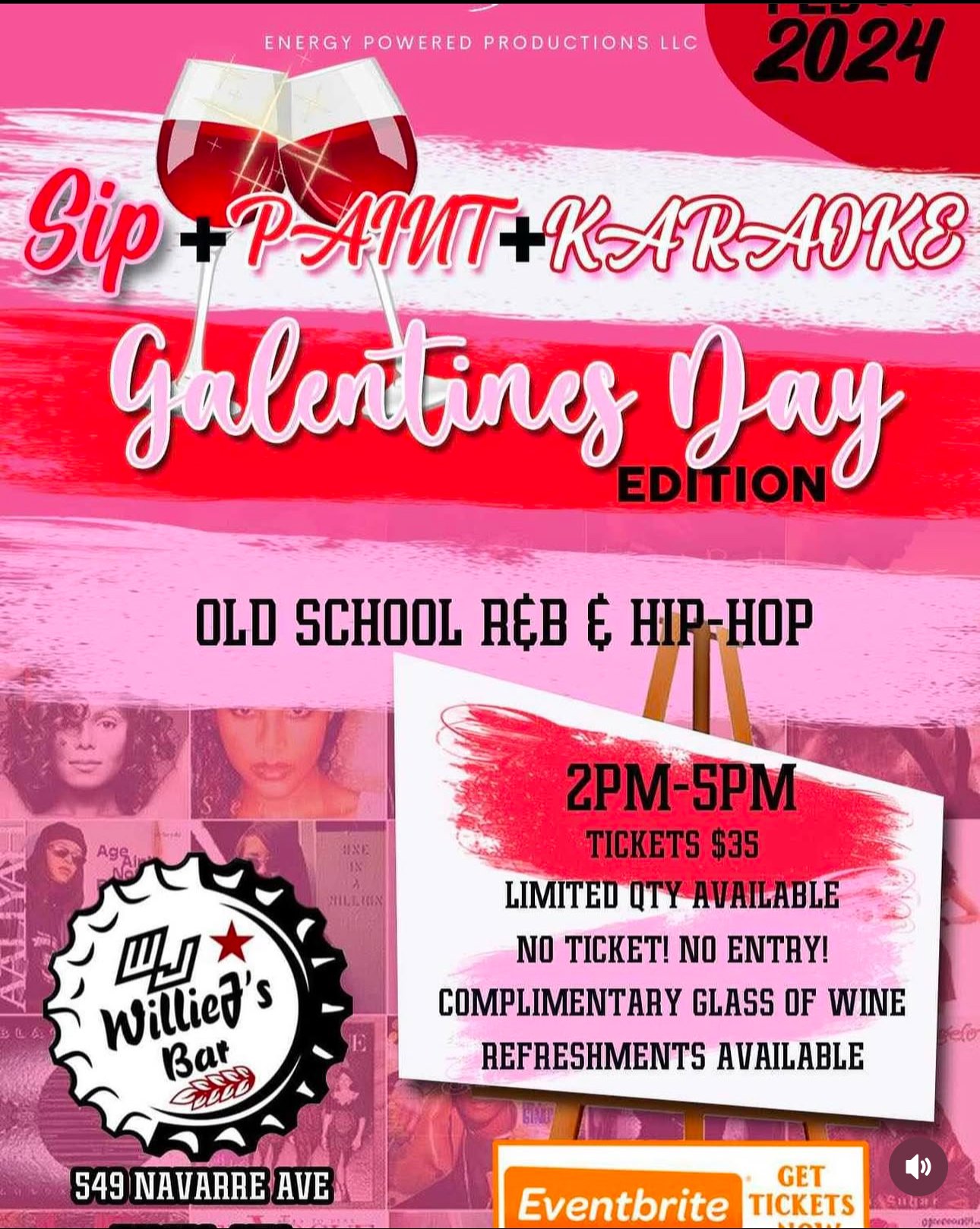 Sip & Paint & Karaoke - Galentine Edition
