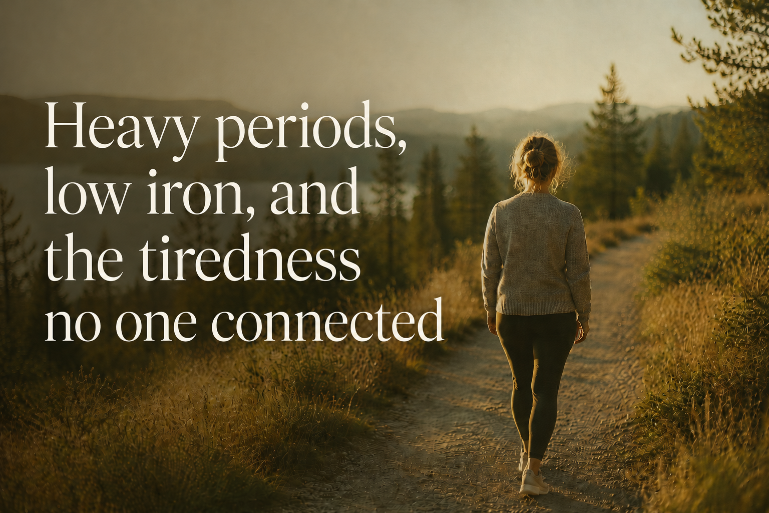Heavy Periods in Perimenopause are Draining Your Iron