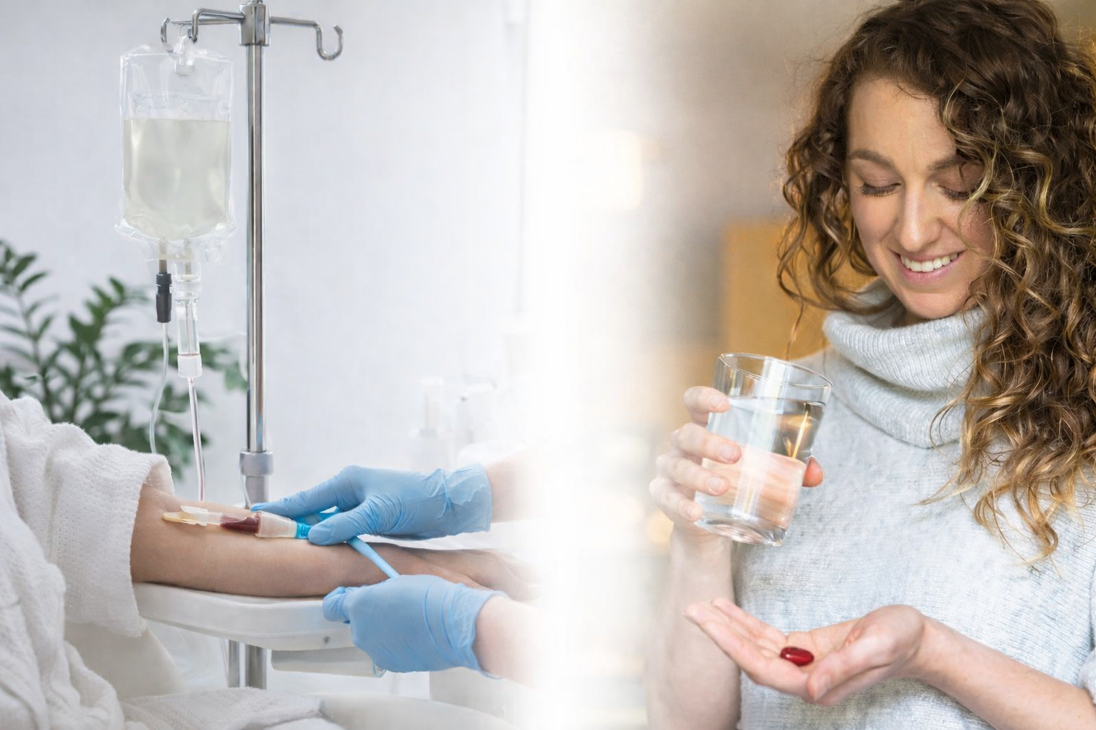 Iron infusion vs supplement