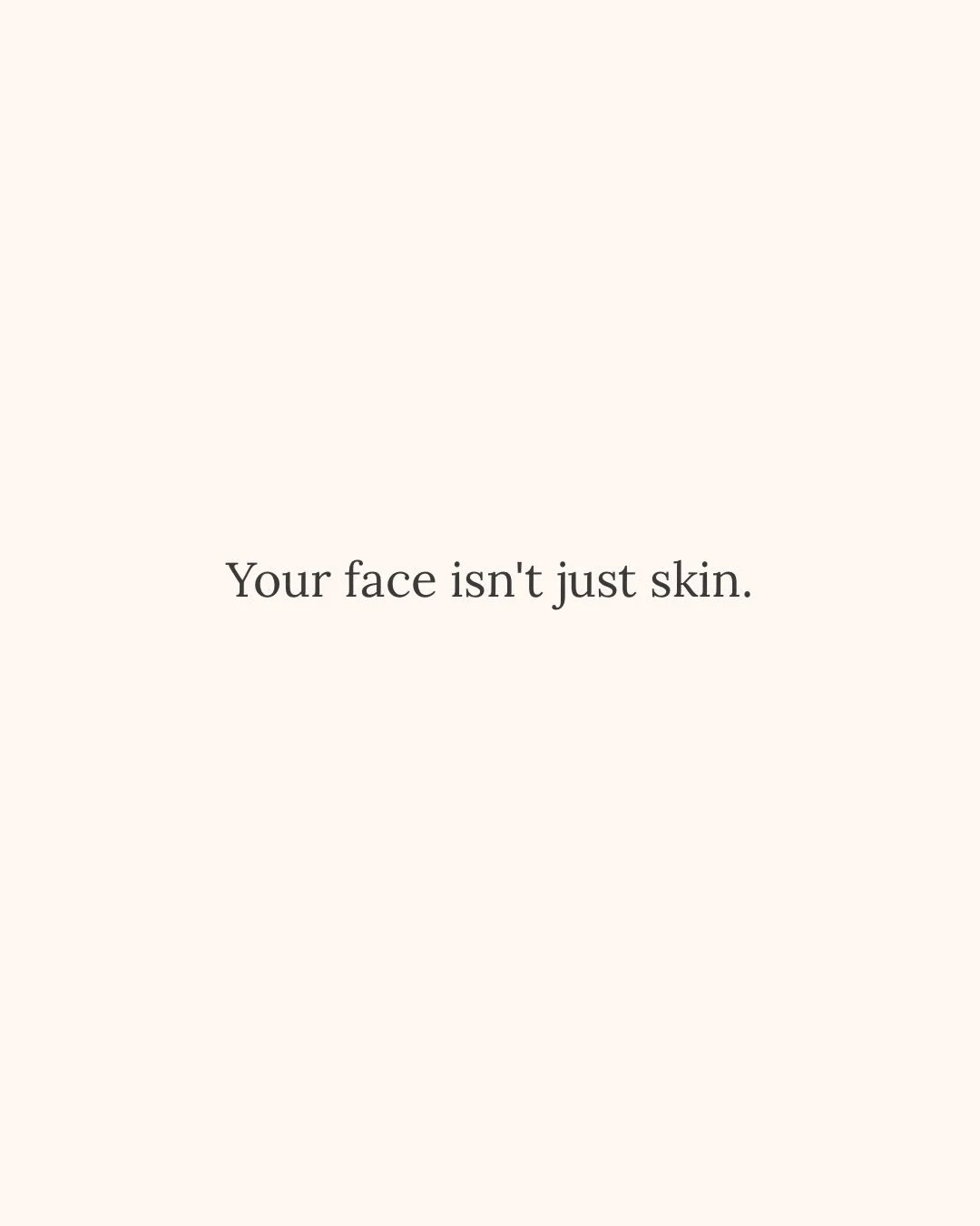 Your face isn&rsquo;t just skin. Underneath there&rsquo;s bone, fat, fascia, muscle. Every layer ages differently and every layer needs a different kind of attention.

When those deeper layers aren&rsquo;t being stimulated, everything slows down. Mus