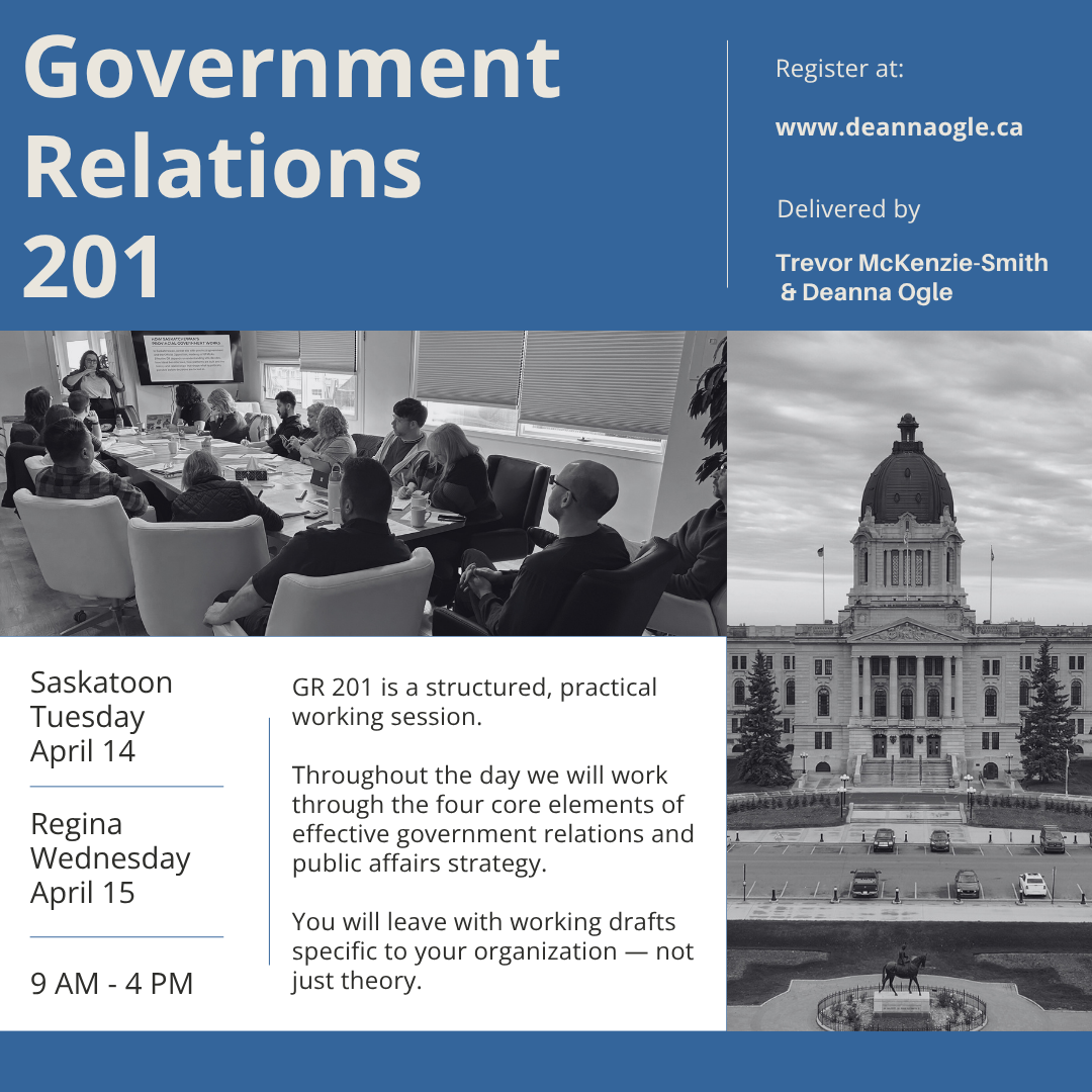 Government Relations 201 - Saskatchewan