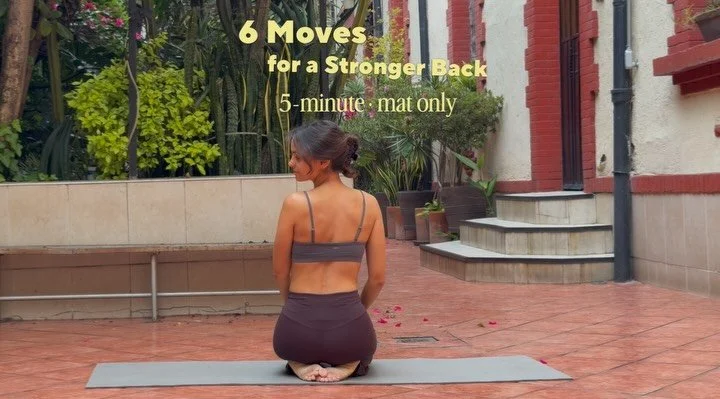 3 times a week, in the evening. Swipe to see the cues for each move 👉

Most of us sit all day and then wonder why our back hurts. These 6 moves wake up the muscles that hold you upright, and all you need is a mat.

Go slow and don&rsquo;t rush the r