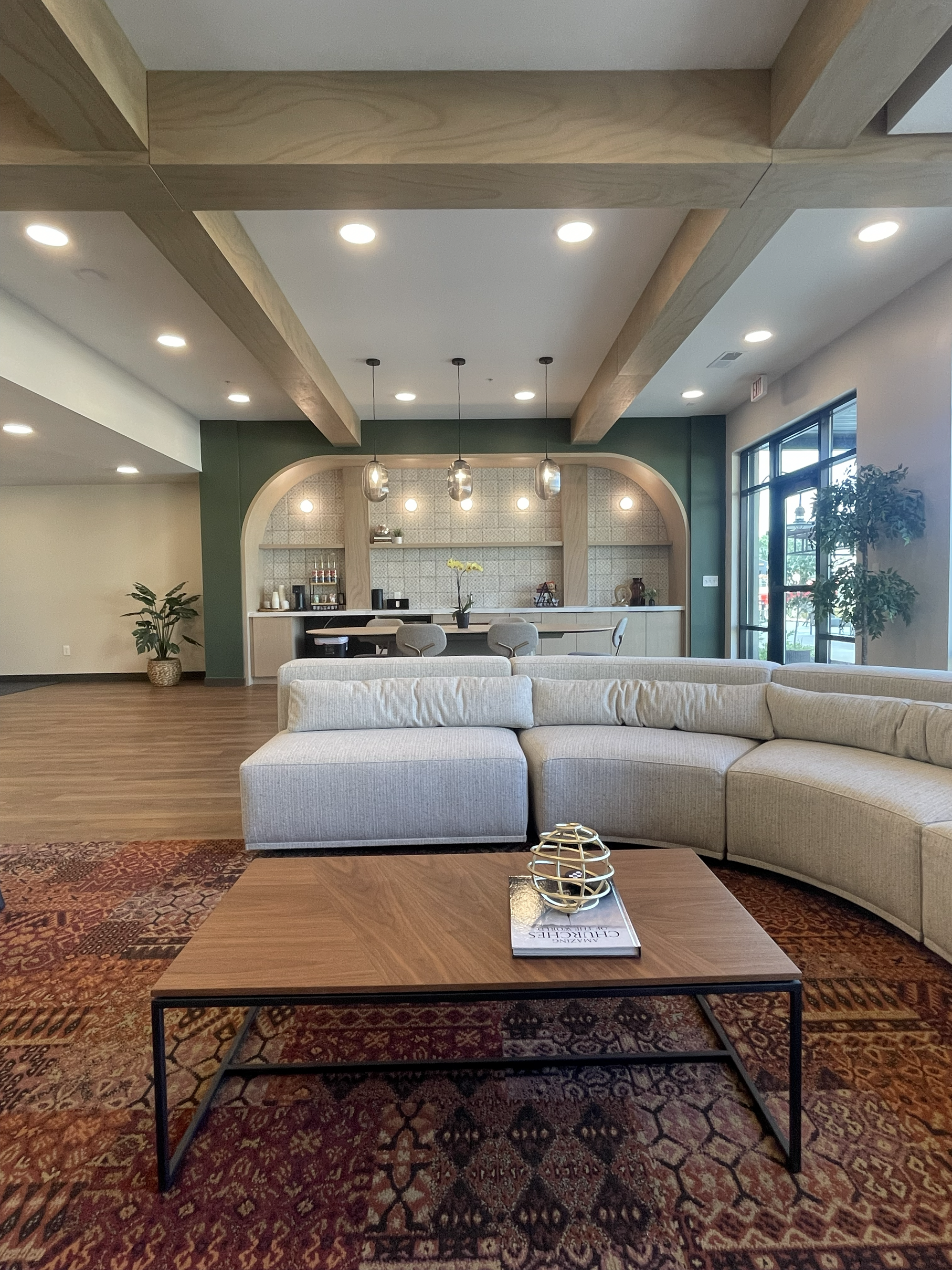 First Floor Clubhouse Conversation Pit