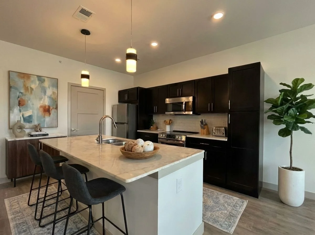 Apartment Kitchen Rendering