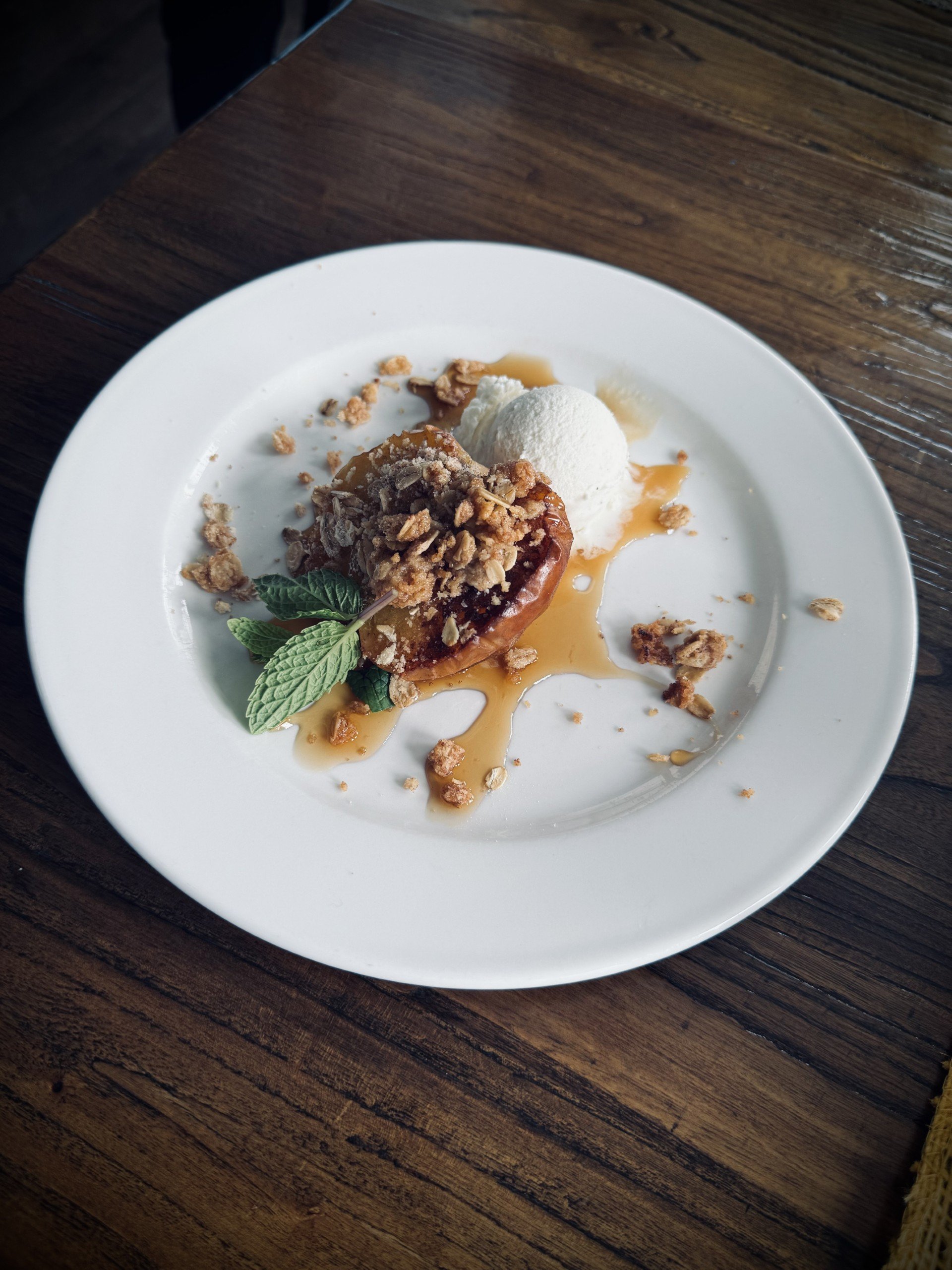 Apple crumble