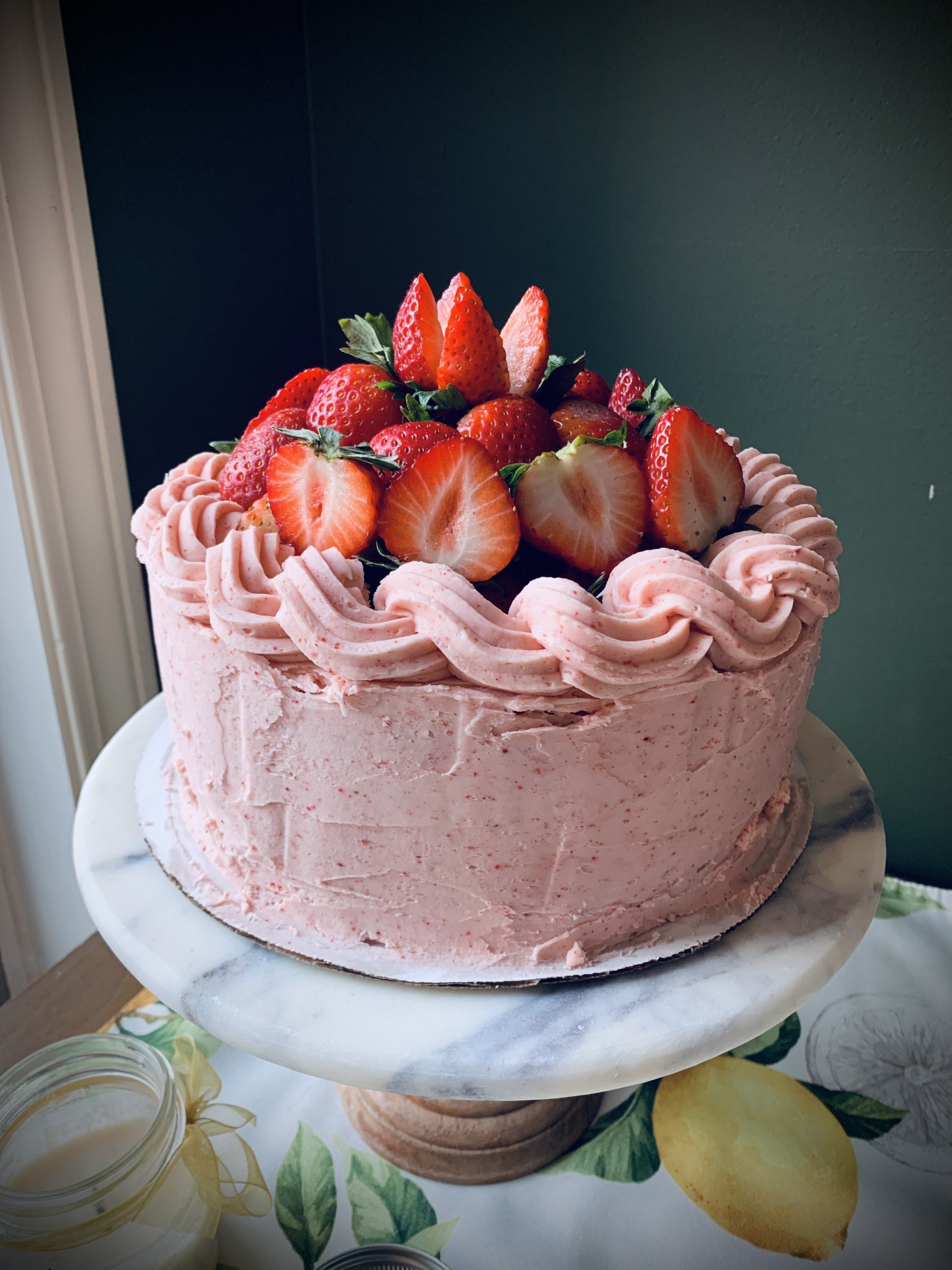 Strawberry cake