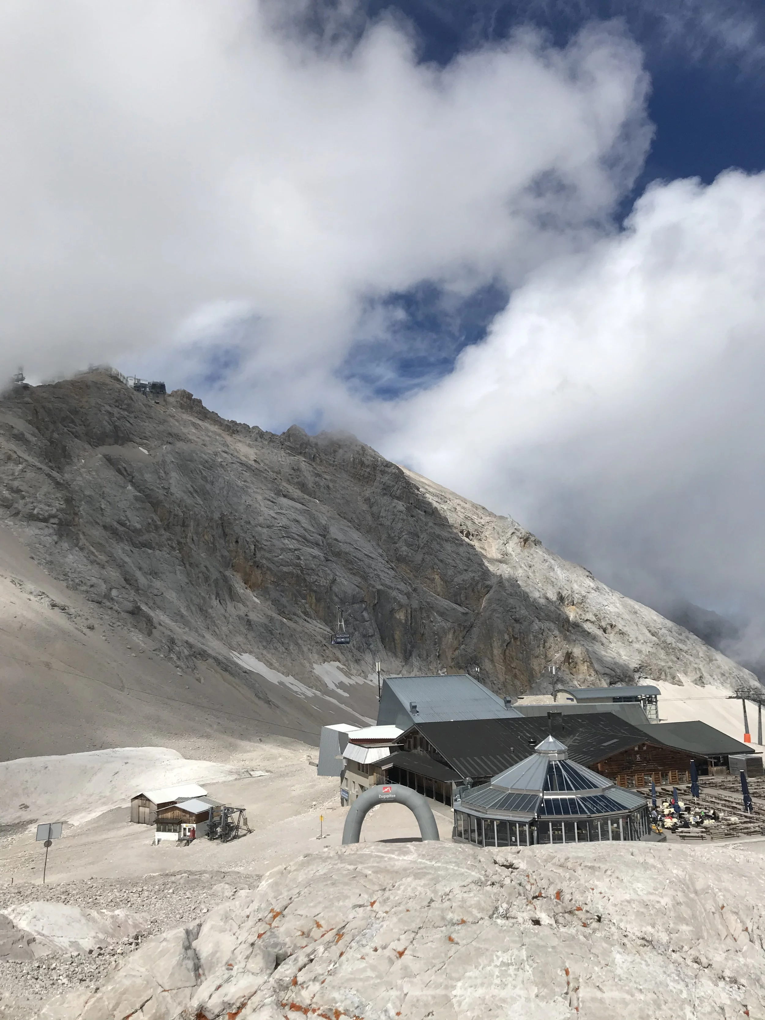 Zugspitze, the tallest mountain in Germany.