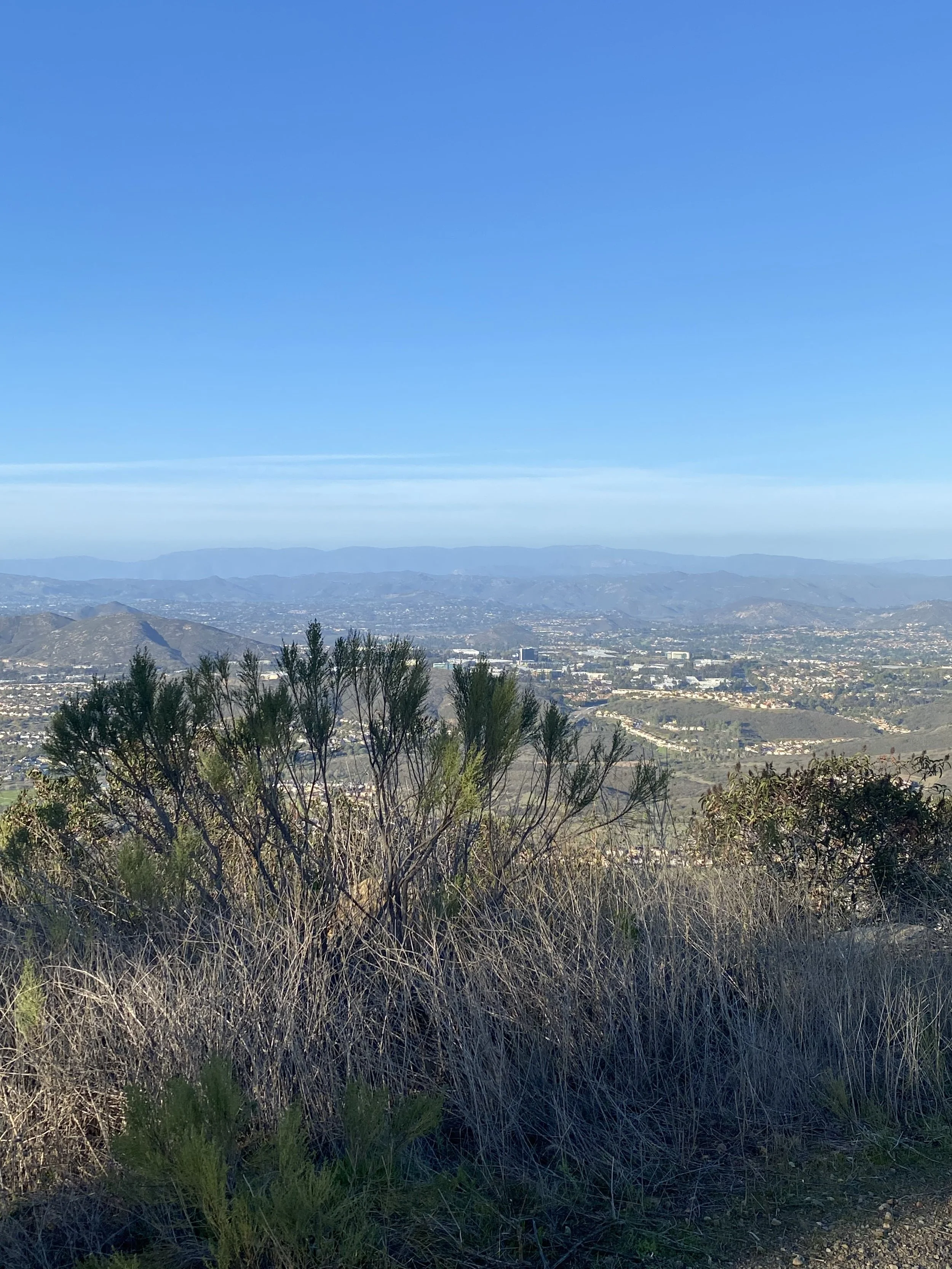 View from Black Mountain, San Diego