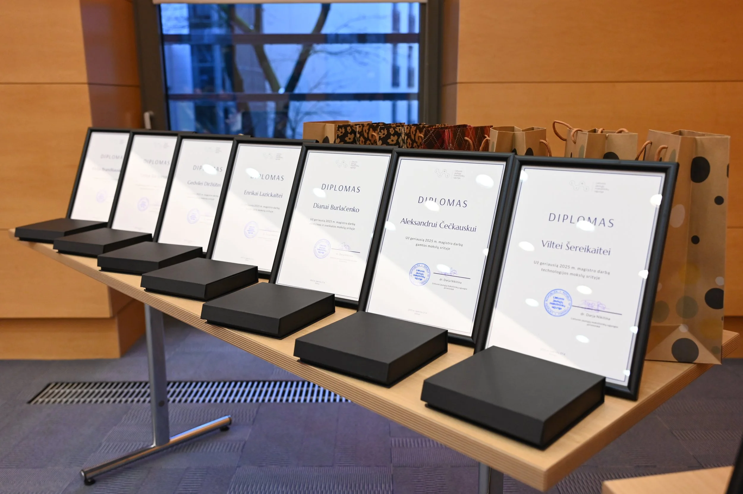 Lietuvos geriausių magistrinių darbų apdovanojimų ceremonija