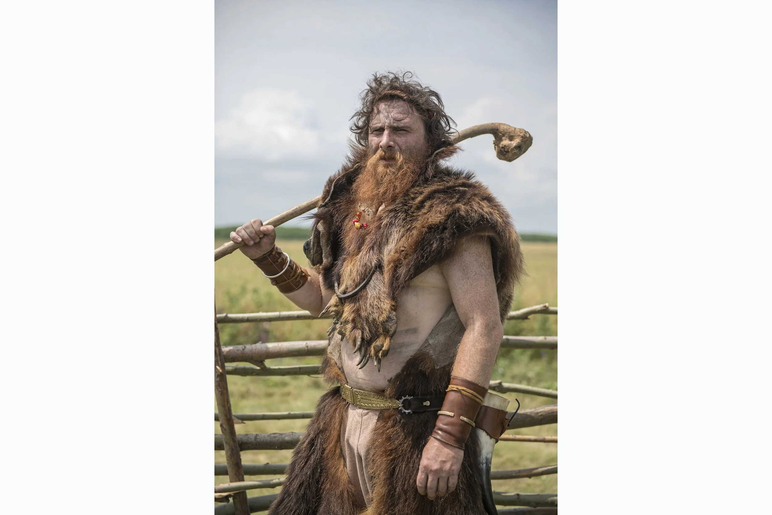 Barbarian re-enactor