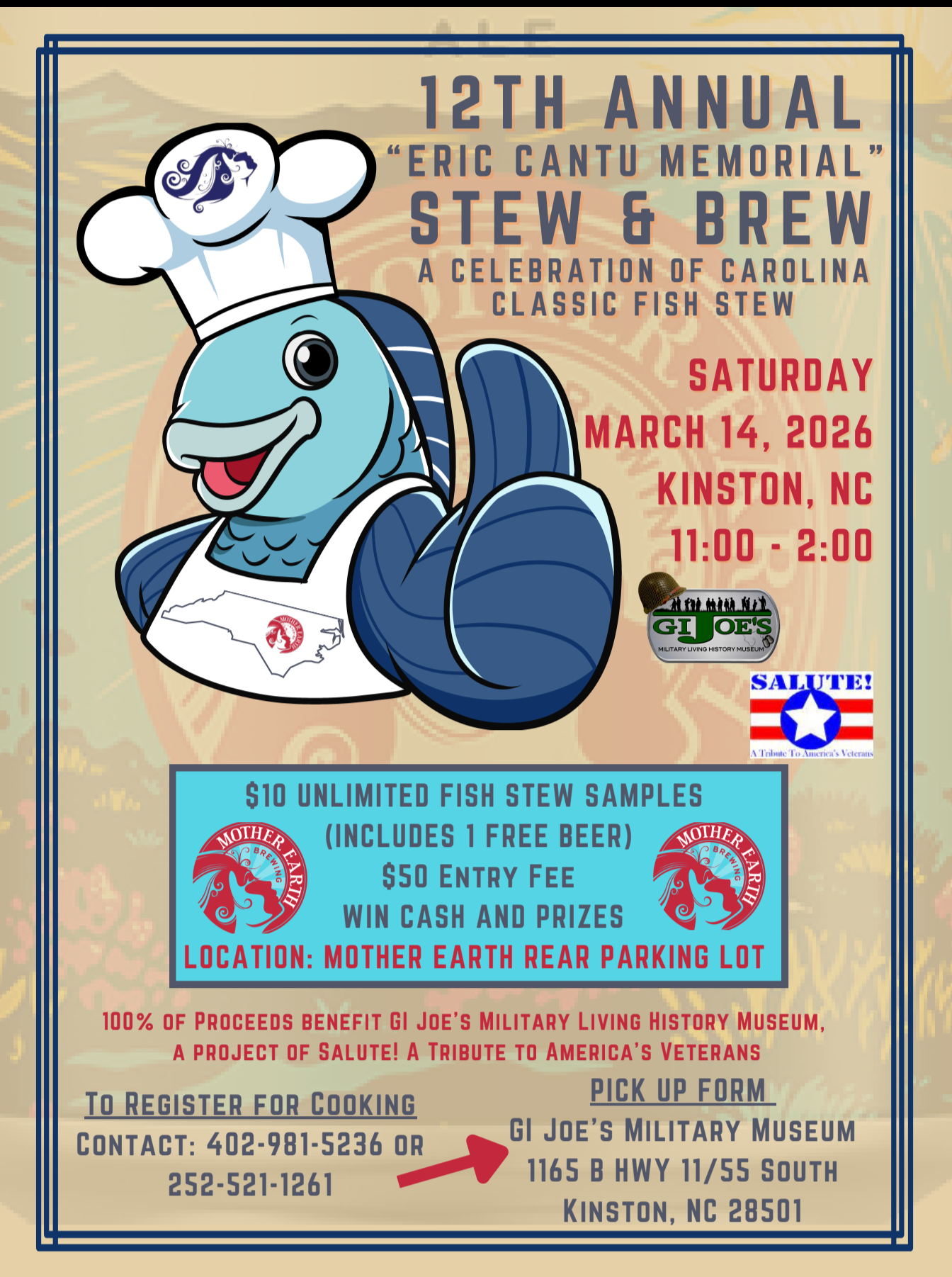 12th Annual Eric Cantu Stew and Brew