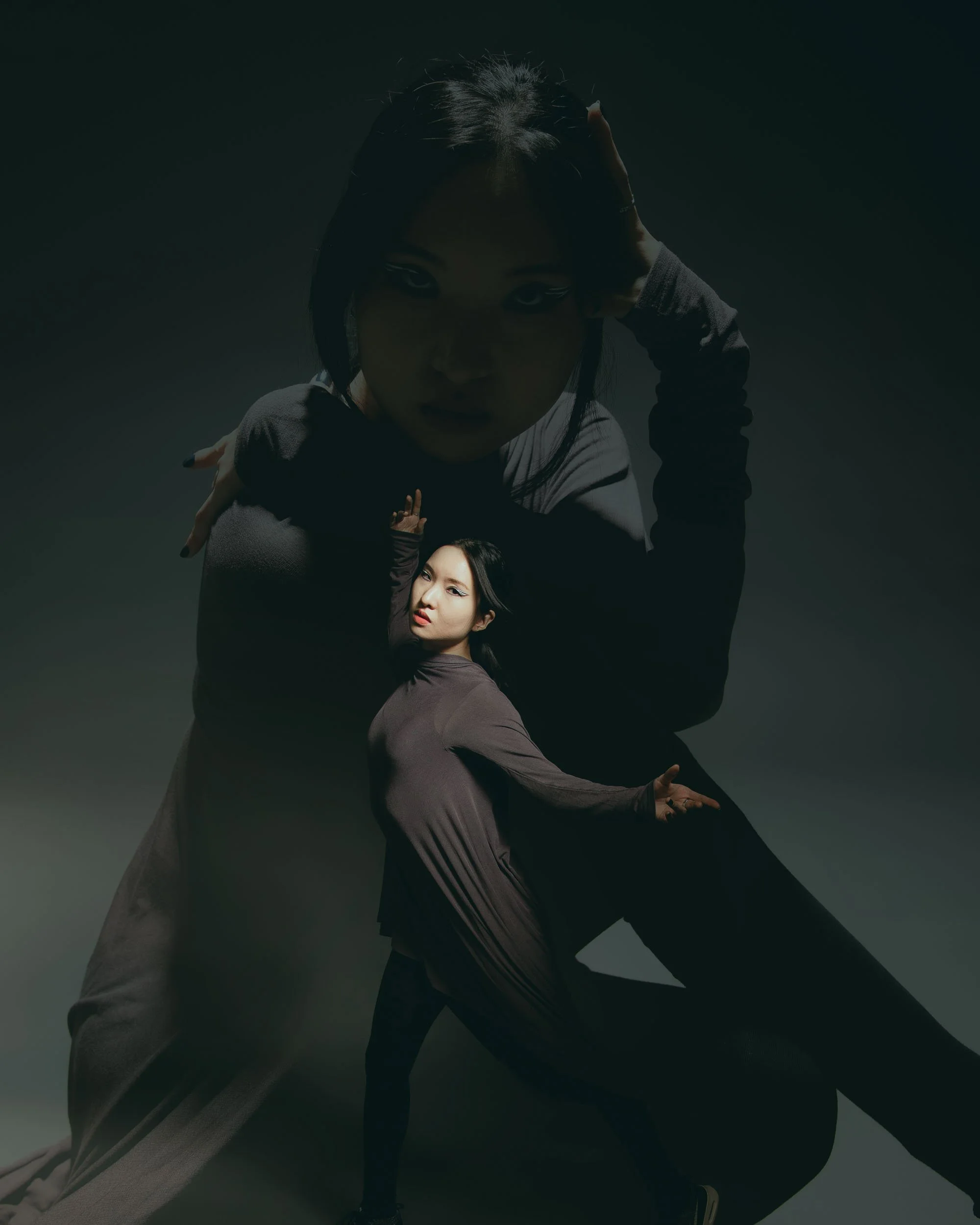 Still from East Coast choreographer April L. McLaurin’s visual dance film “Childhood Dreams,” featuring expressive solo movement.