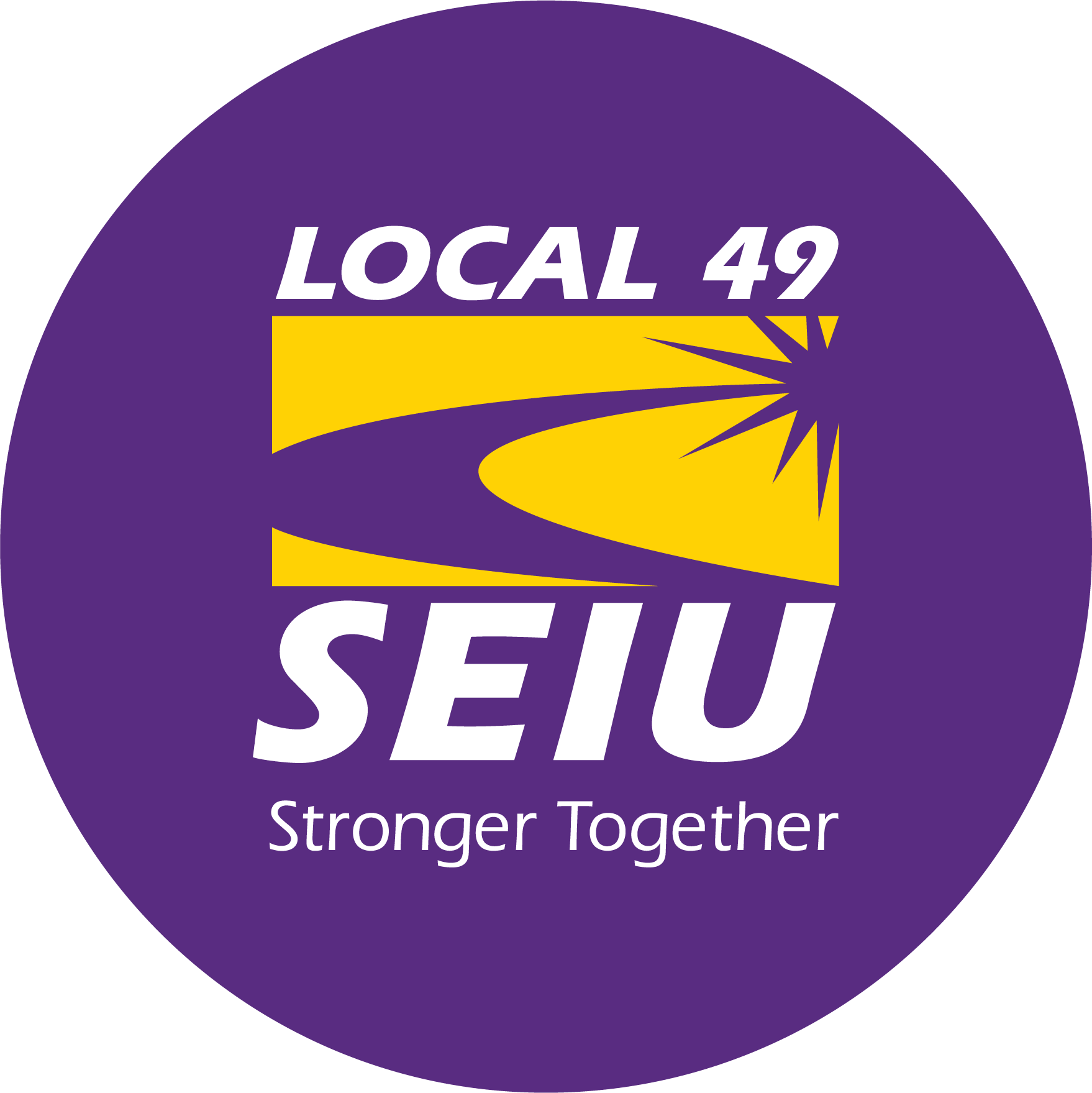 SEIU49_ROUND+Logo_White+YellowOnPurple.webp