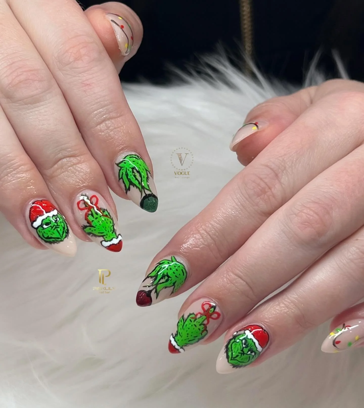 You&rsquo;re a mean one, Mr. Grinch&hellip; 🎄🎅🏻

Are you ready for the holidays yet? Stop by PinkLily Nail Bar or Vogue Nail Lounge for all your holiday needs, from nails, to gift cards, and more! 💚❤️

Walk-in or book an appointment now! 

PinkLi