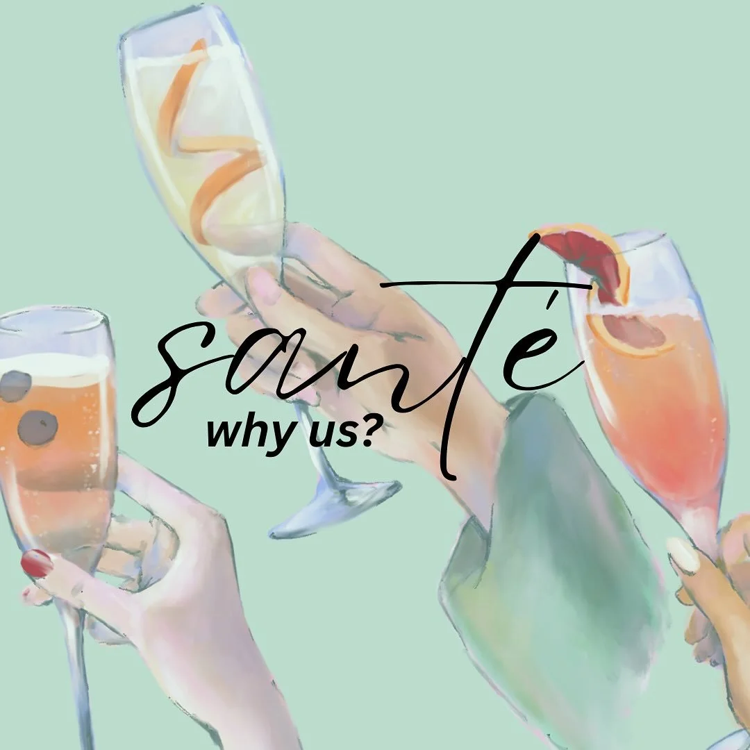 Why SANTÉ?🥂
Because your bar service should be as intentional, and unforgettable, as the rest of your event. From weddings to private gatherings, we deliver curated cocktails, sustainable design, and effortless luxury.
Launching Summer 2025