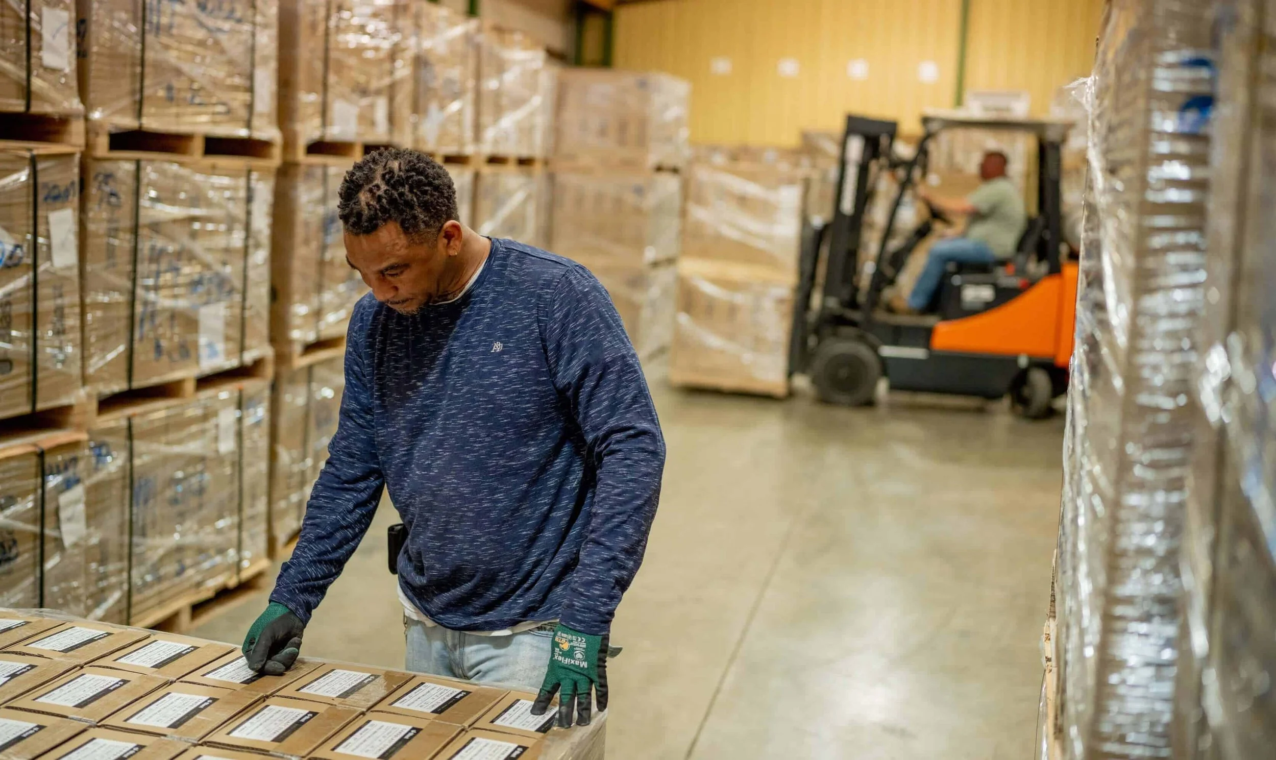 ublast employee rodney tillman in shipping department