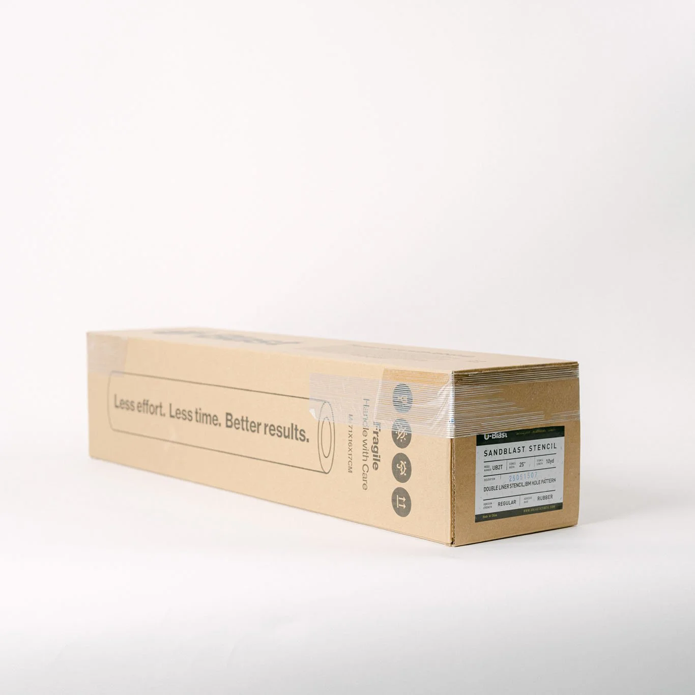 A close-up shot of the UB2 product in a branded box